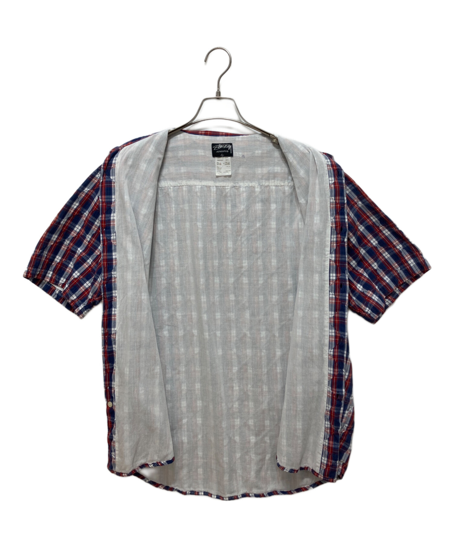 中古　ステューシー　キルティングシャツ　XL 中古・古着通販】stussy (ステューシー) 00'sキルティングシャツ