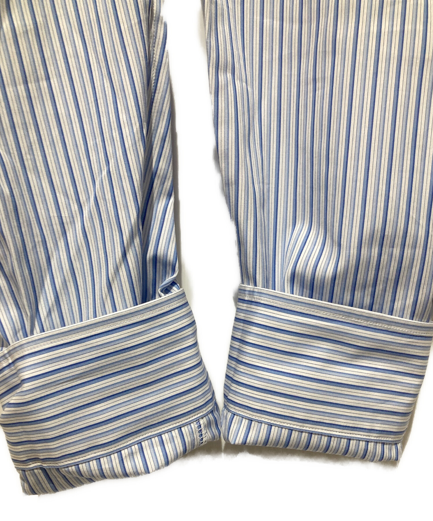 希少　コムデギャルソンオム　田中オム　シャツ　ストライプ　切り替え　プリーツ 中古・古着通販】COMME des GARCONS HOMME DEUX (コムデギャルソン