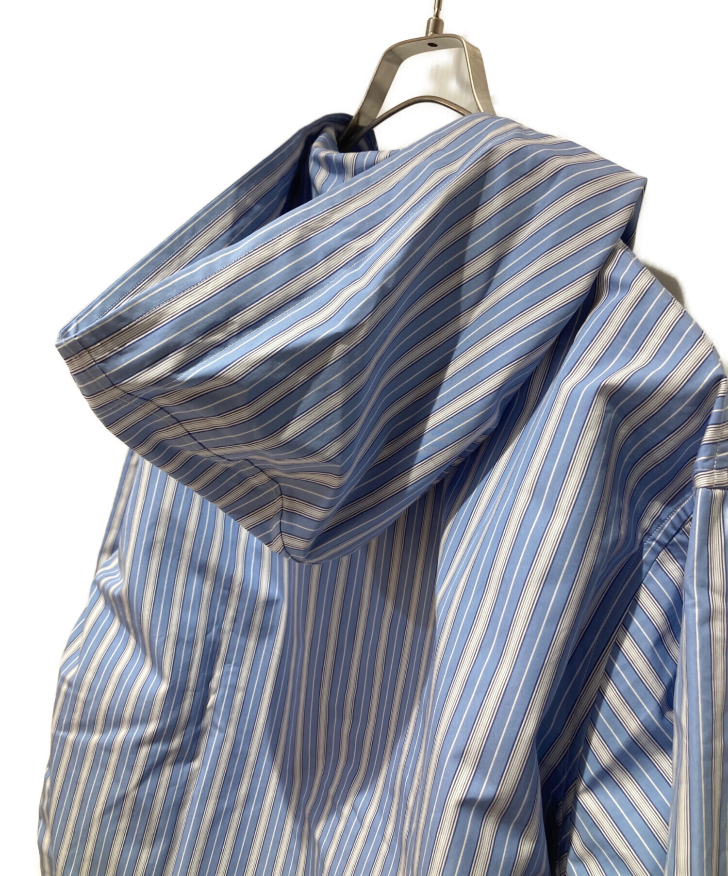 中古美品 コムデギャルソンオムドゥ ブルゾン ブルーストライプ M 送料込 中古・古着通販】COMME des GARCONS HOMME DEUX (コムデギャルソン
