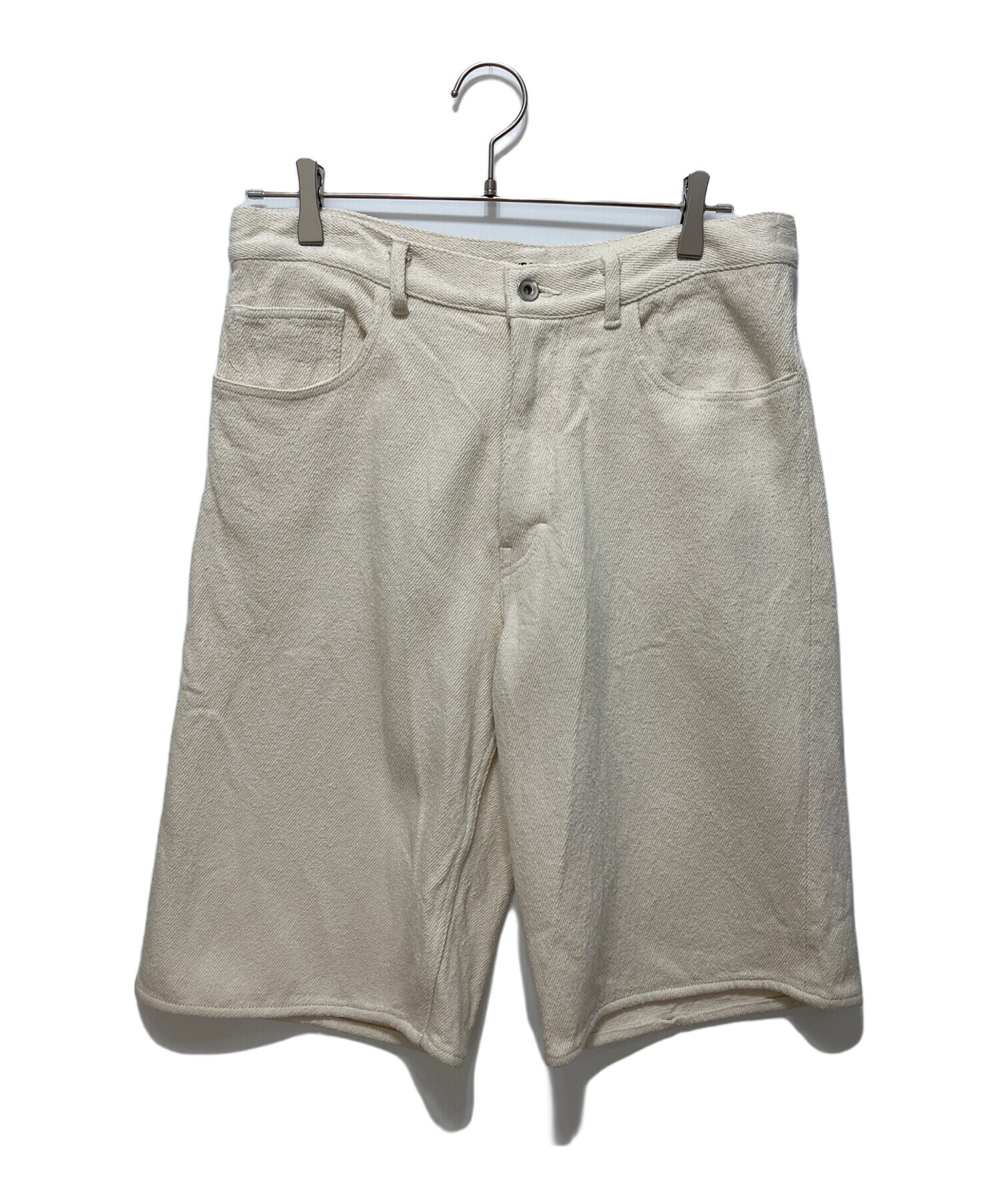 中古・古着通販】AURALEE (オーラリー) SILK NEP DENIM 5P WIDE SHORTS