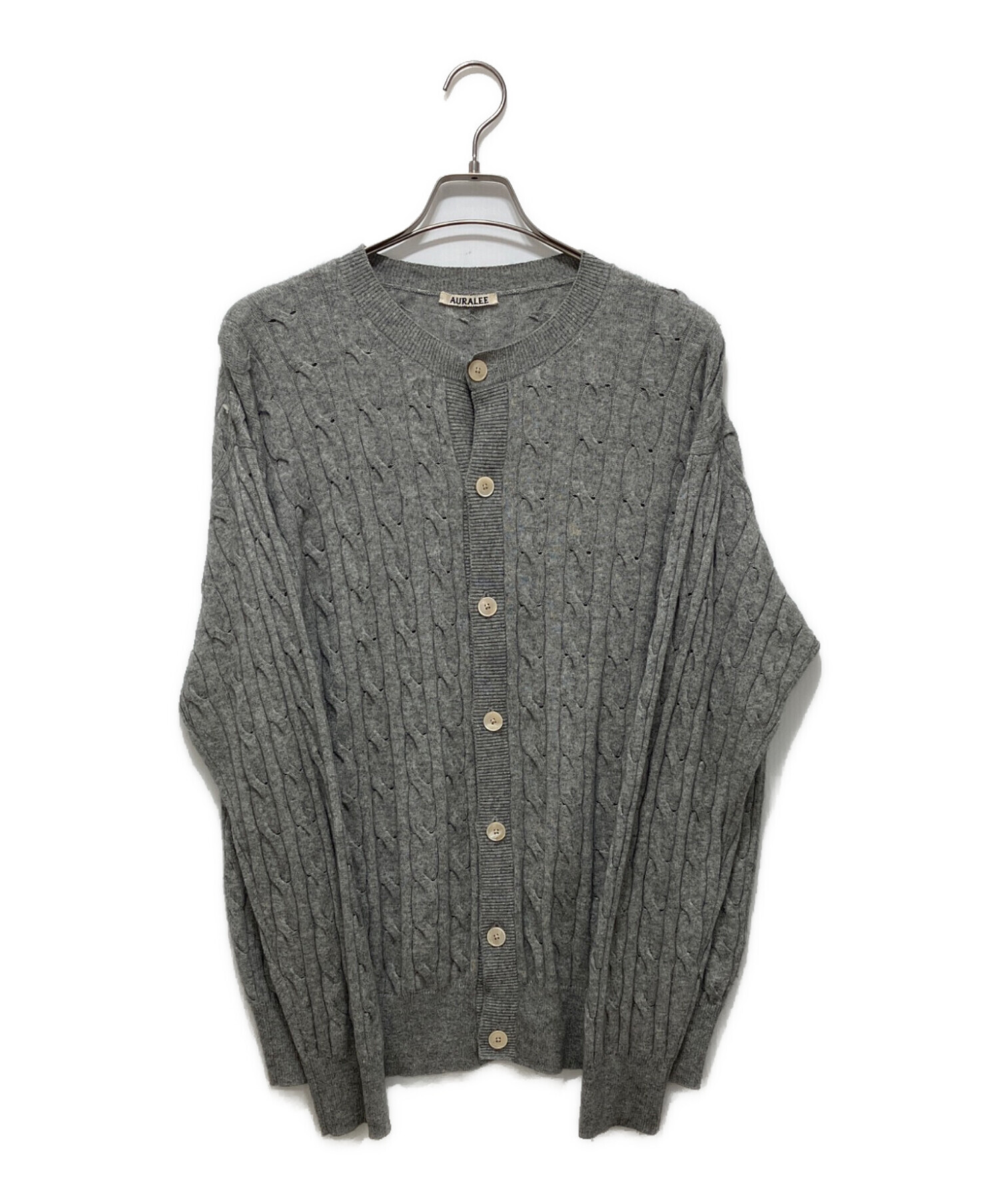 SUPER AURALEE KNIT DRY 24SS⁄WRINKLED | AURALEE CARDIGANオーラリー