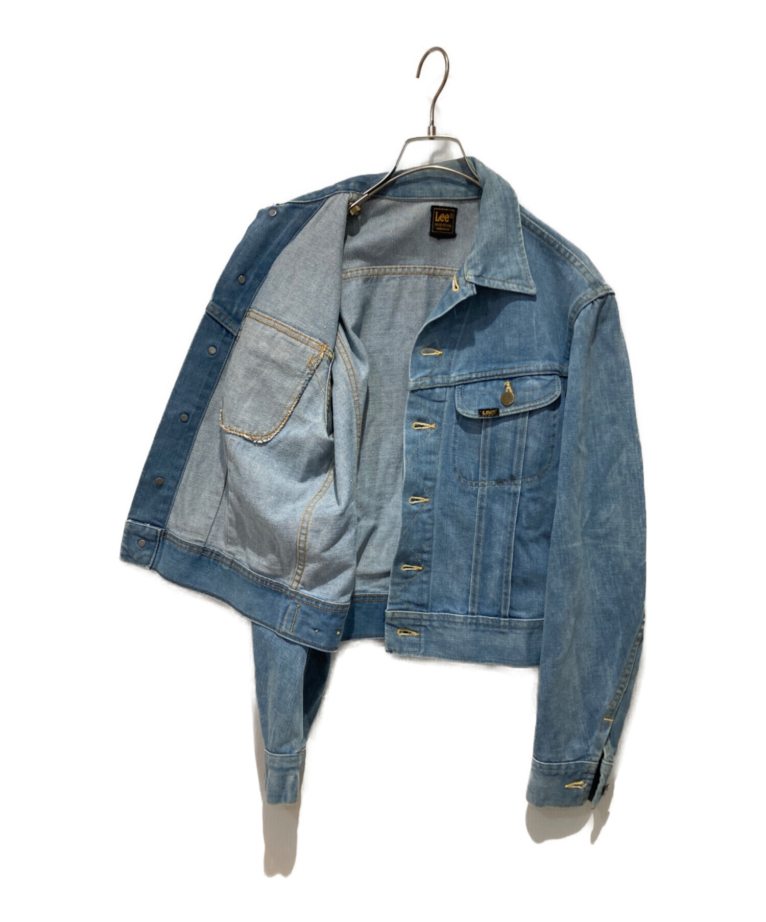 中古・古着通販】LEE (リー) デニムジャケット ブルー サイズ:表記無し 