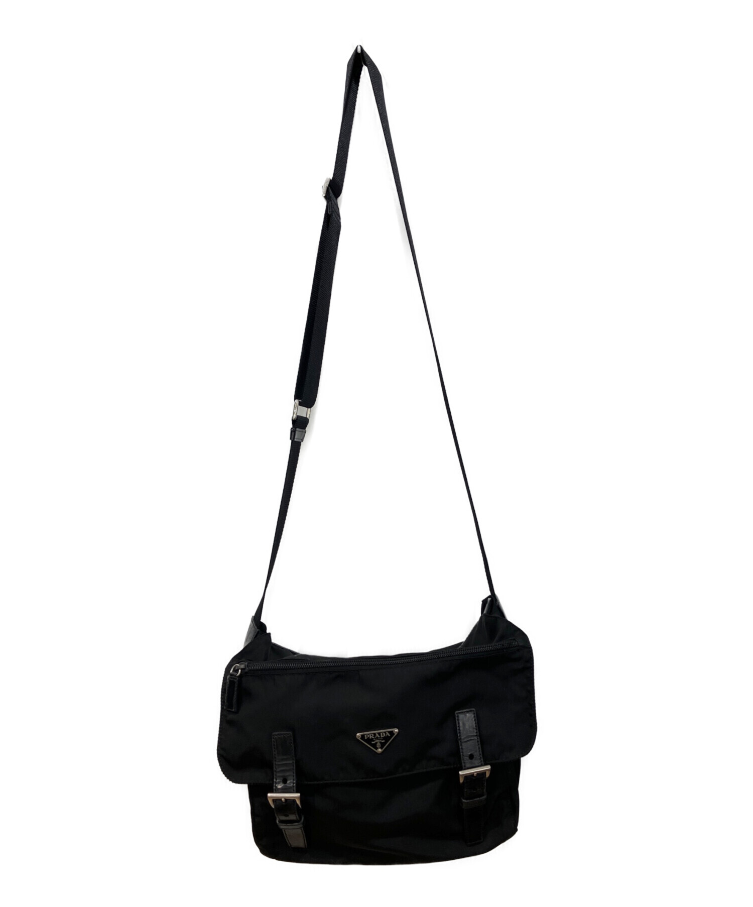 中古・古着通販】PRADA (プラダ) ショルダーバッグ ブラック｜ブランド