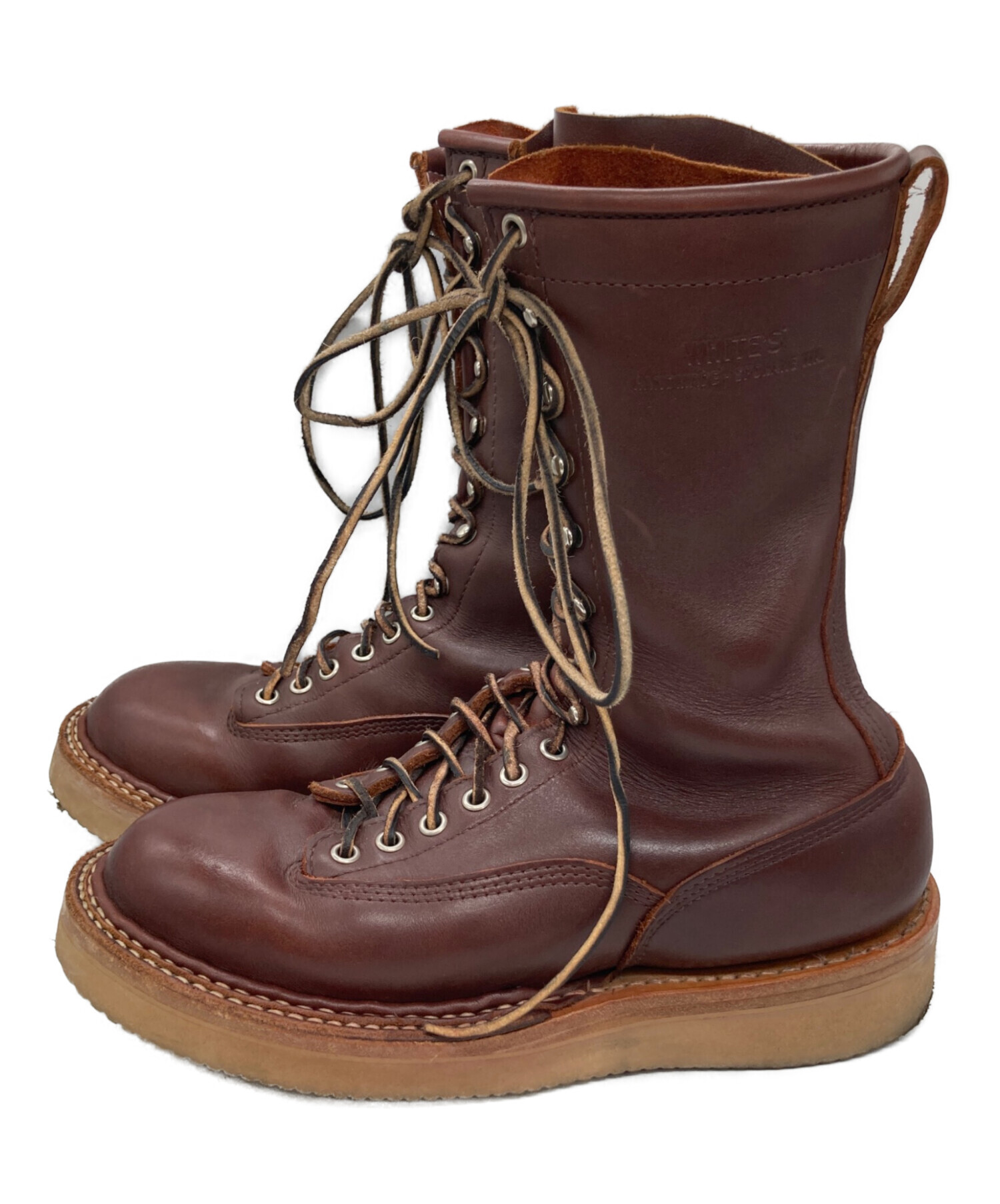 WHITE'S BOOTS ワークブーツ ブラウン 中古・古着通販】WHITE'S BOOTS (ホワイツブーツ) ワークブーツ