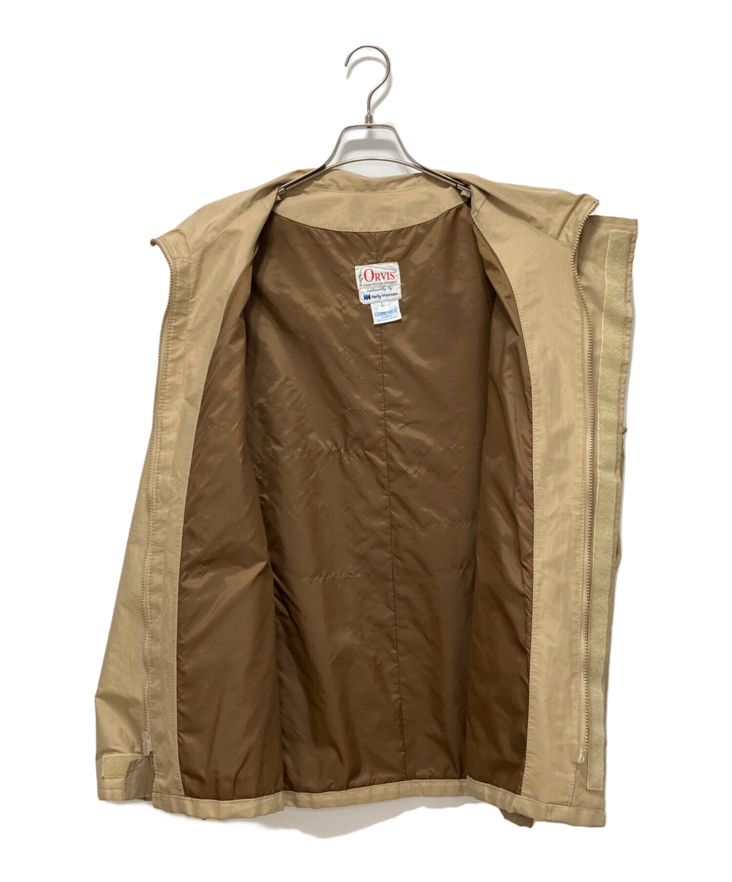 中古・古着通販】ORVIS (オービス) ジップアップジャケット ベージュ