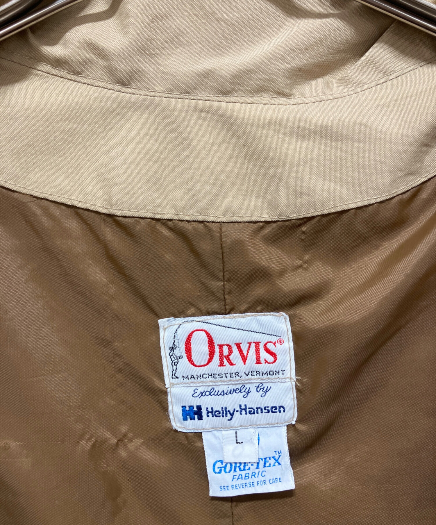 中古・古着通販】ORVIS (オービス) ジップアップジャケット ベージュ