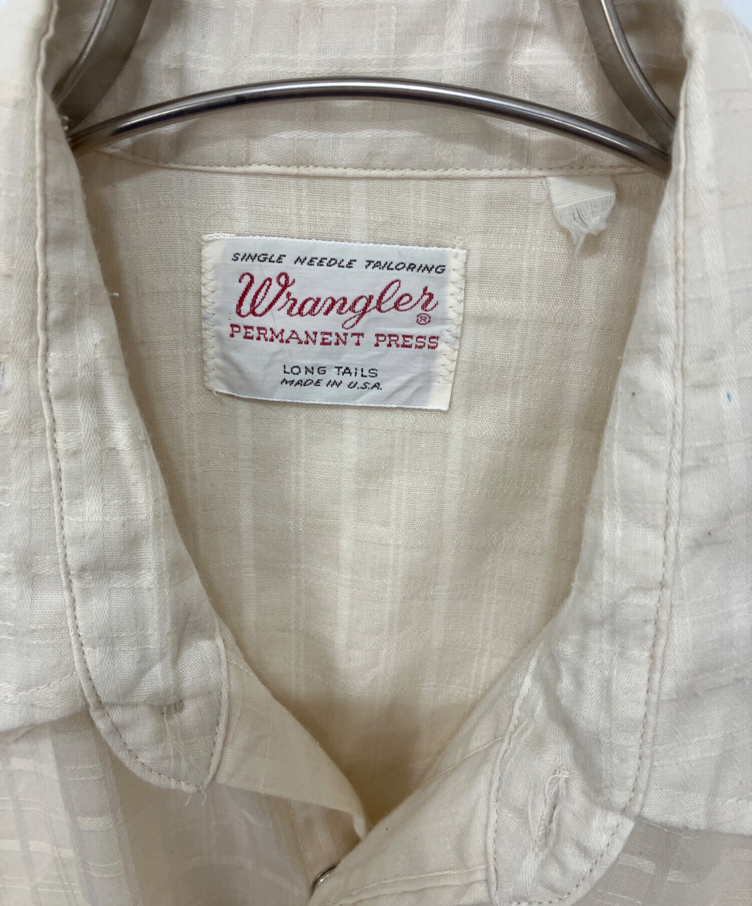 中古・古着通販】Wrangler (ラングラー) 60'S-70'Sウエスタンシャツ