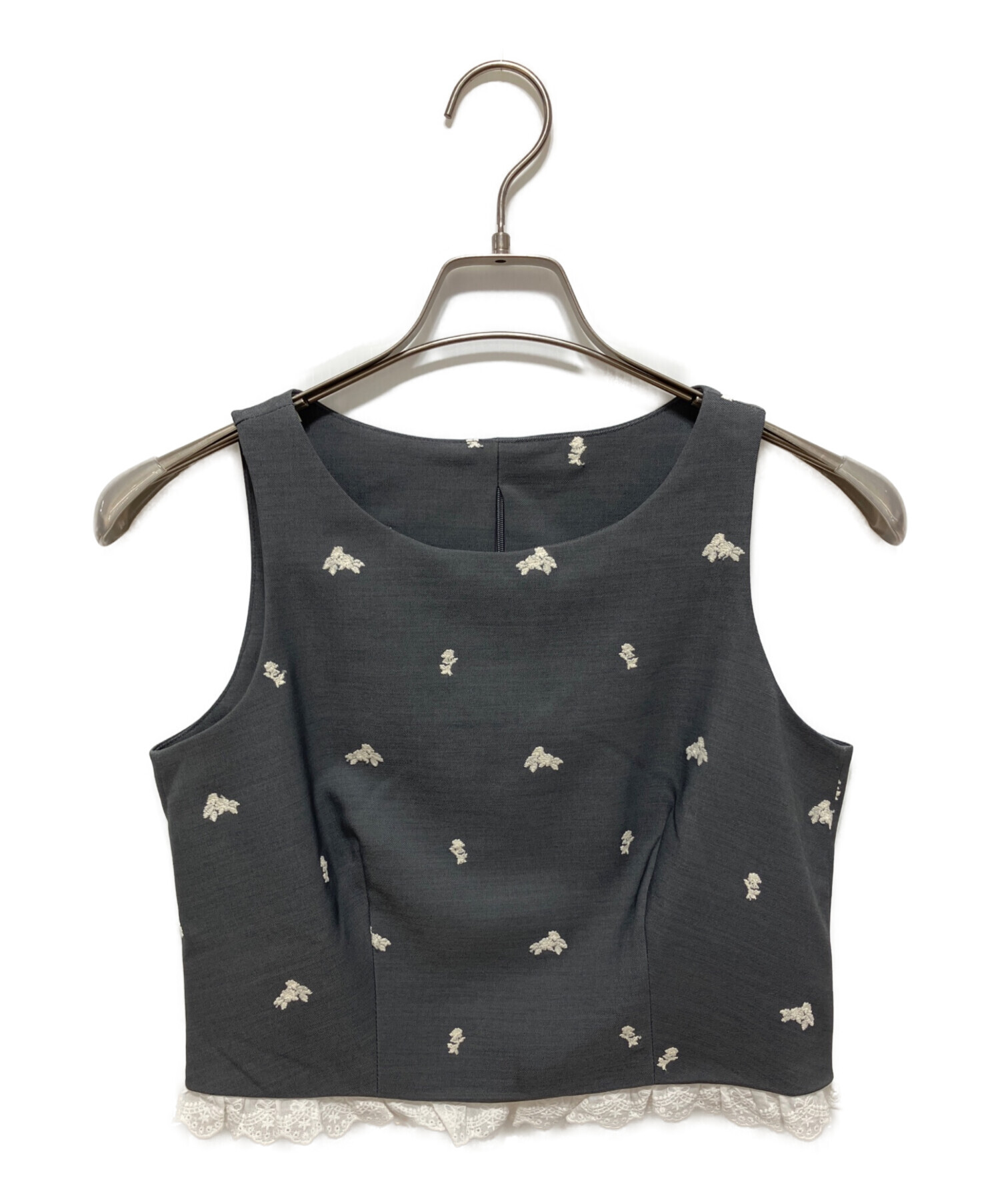 中古・古着通販】Bibiy. (ビビィ) B.MARIGOLD TOP グレー サイズ:Free