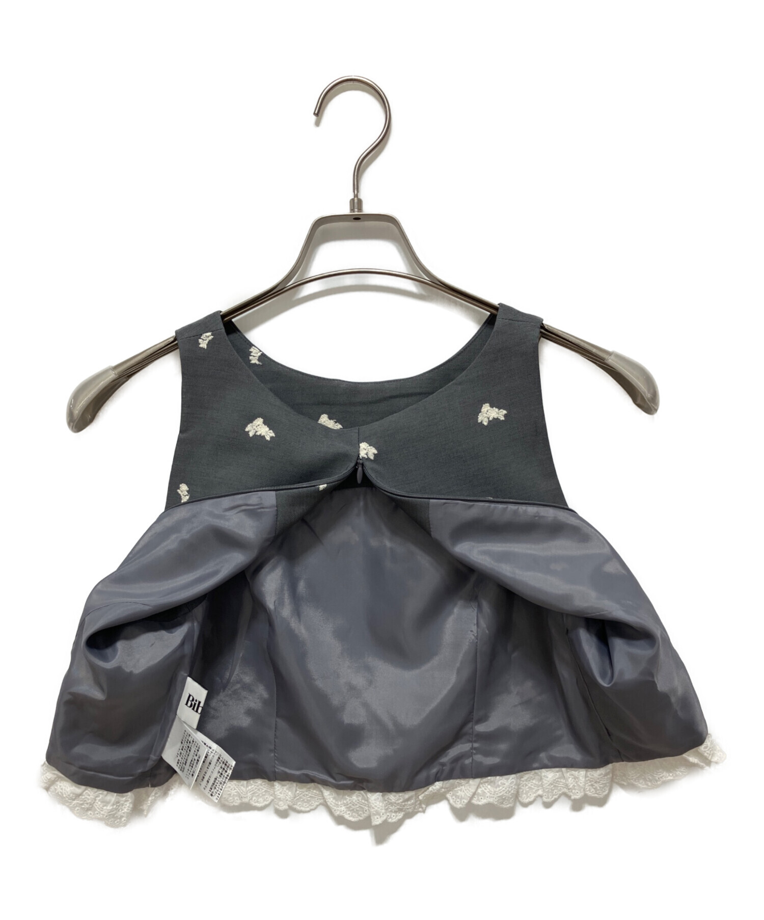【正規品・新品】Bibiy B.MARIGOLD TOP 中古・古着通販】Bibiy. (ビビィ) B.MARIGOLD TOP グレー サイズ:Free