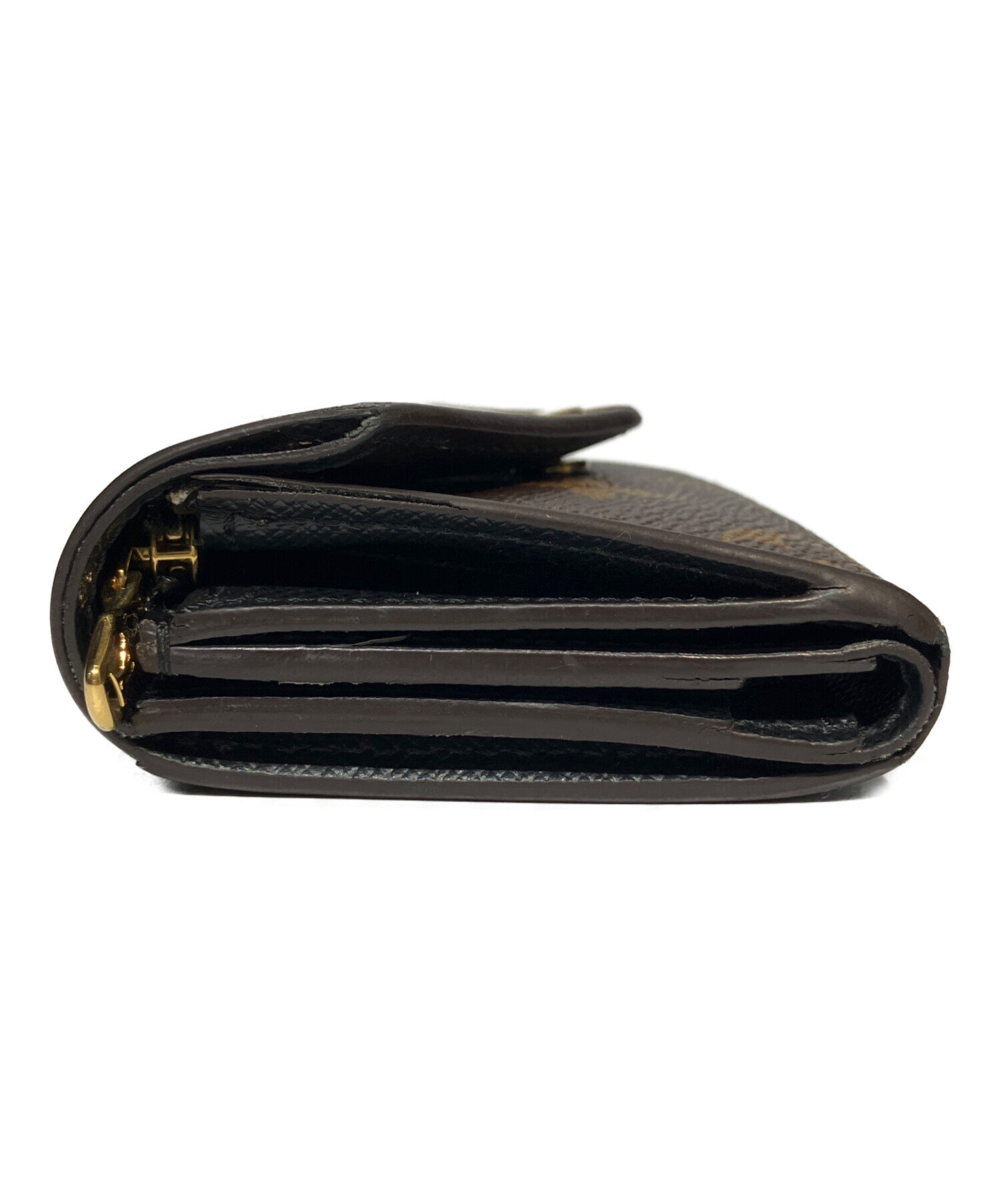 中古・古着通販】LOUIS VUITTON (ルイ ヴィトン) 3つ折り財布 ブラウン