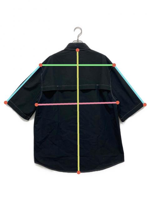 中古・古着通販】LEMAIRE (ルメール) 半袖シャツ ブラック サイズ:46