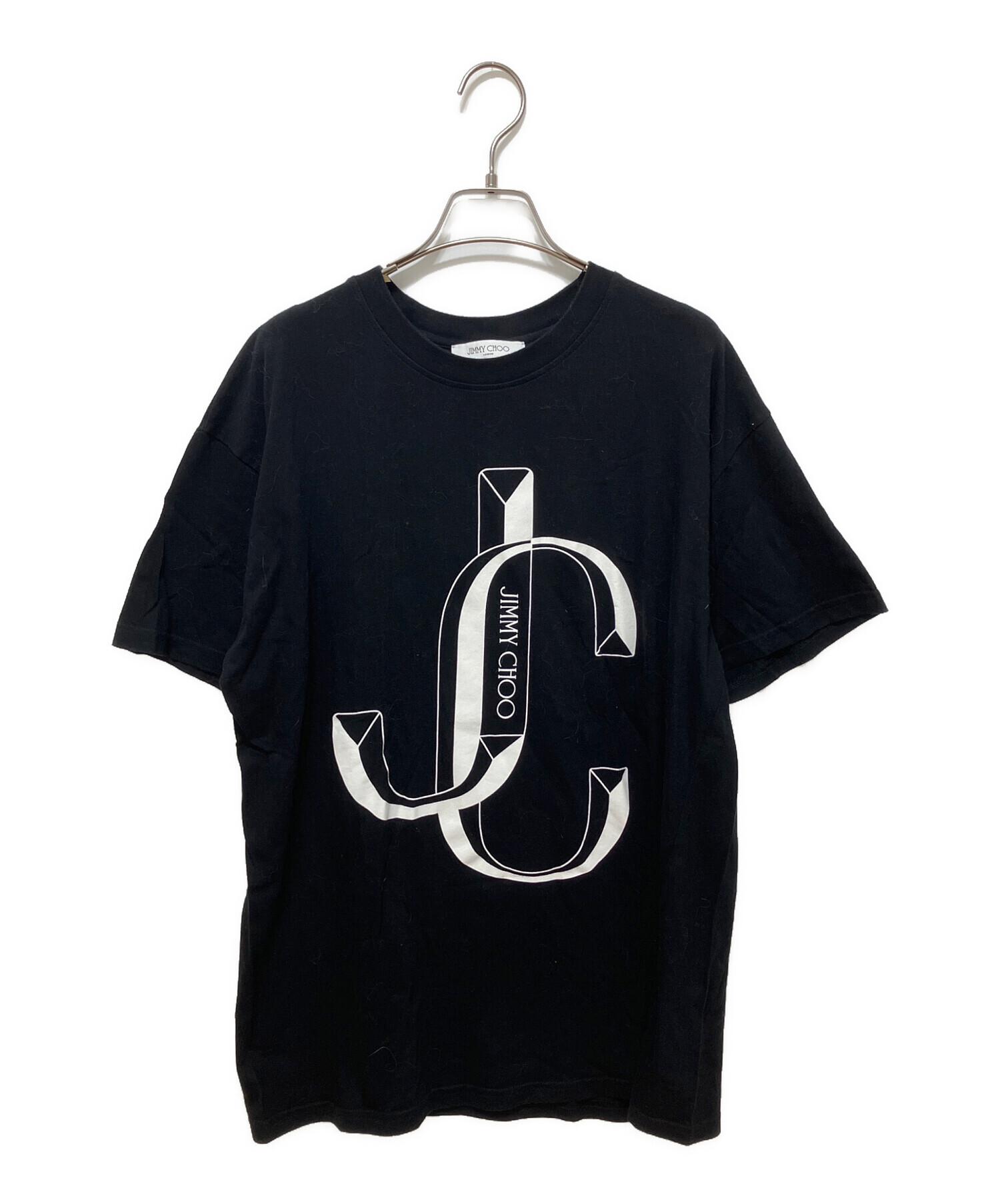 中古・古着通販】JIMMY CHOO (ジミーチュウ) Tシャツ ブラック サイズ