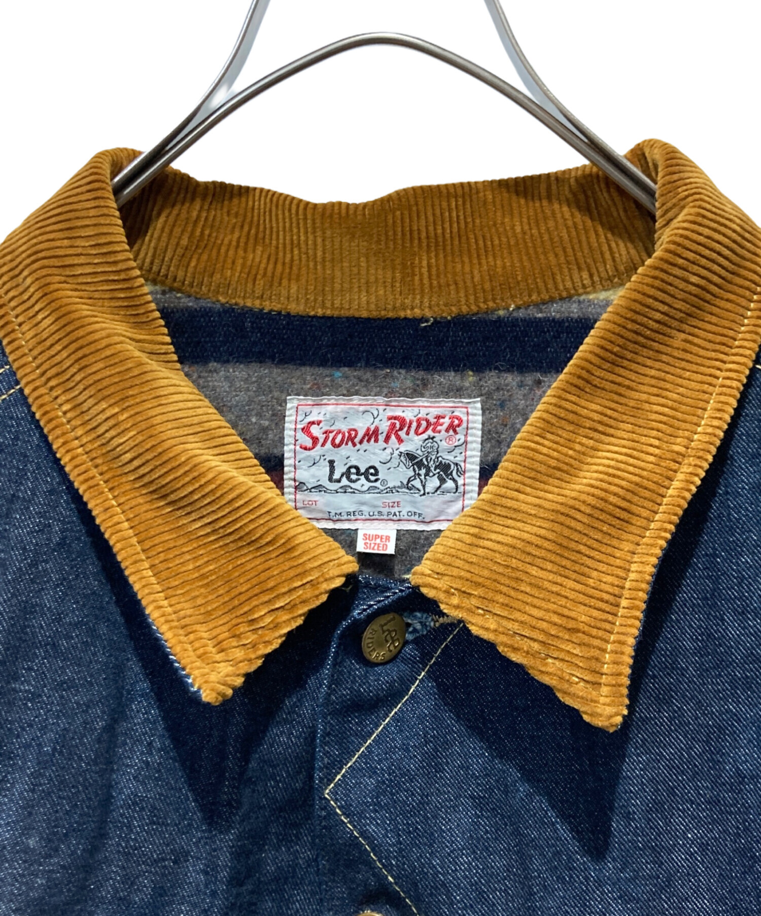 中古・古着通販】LEE (リー) SUPERSIZED RIDER JACKET インディゴ