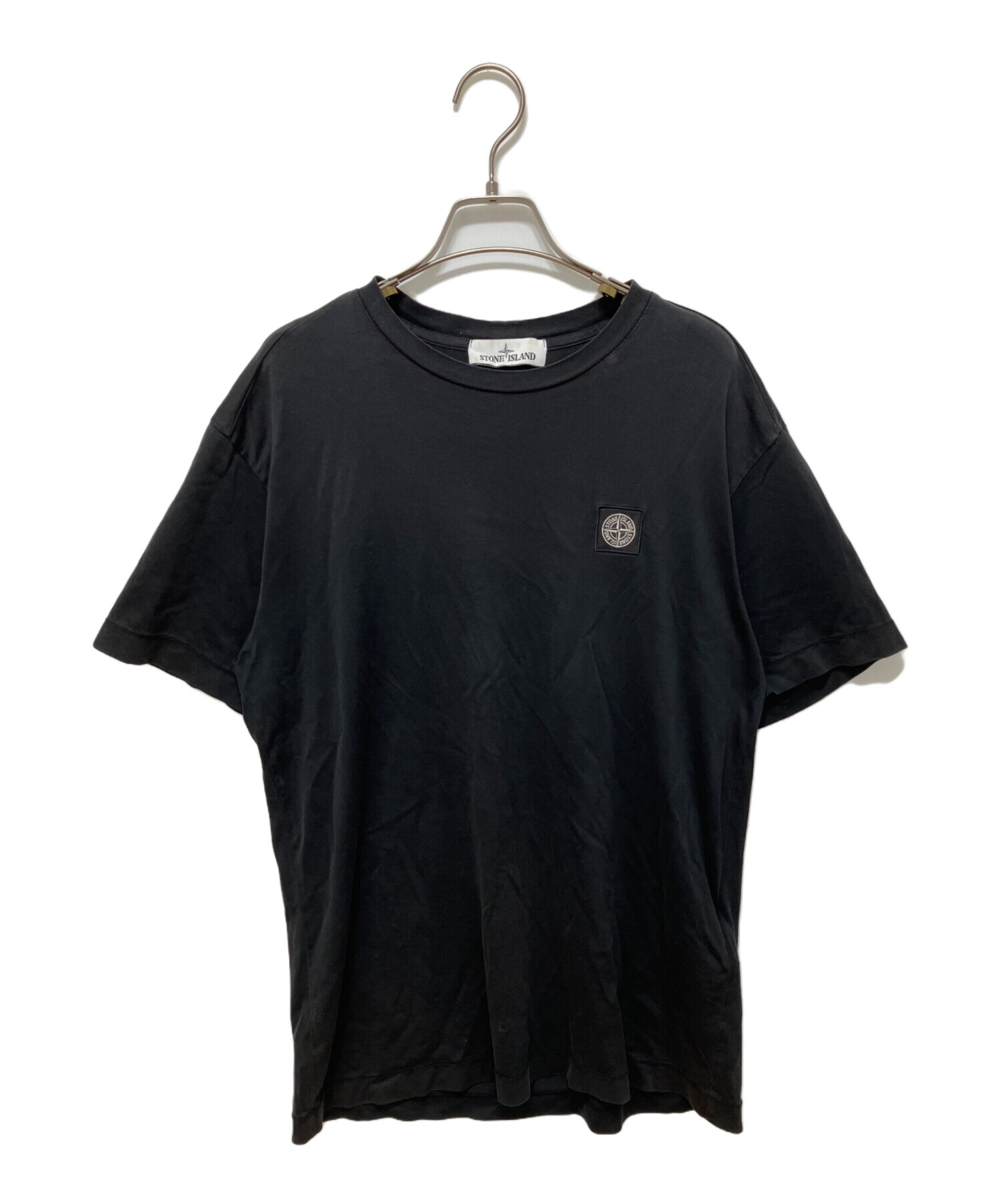 メンズ STONE ISLANDブラック Tシャツ Mサイズ