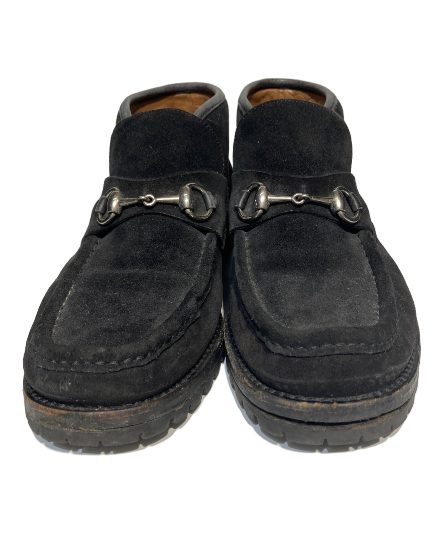 中古・古着通販】GUCCI (グッチ) ホースビットチャッカーブーツ