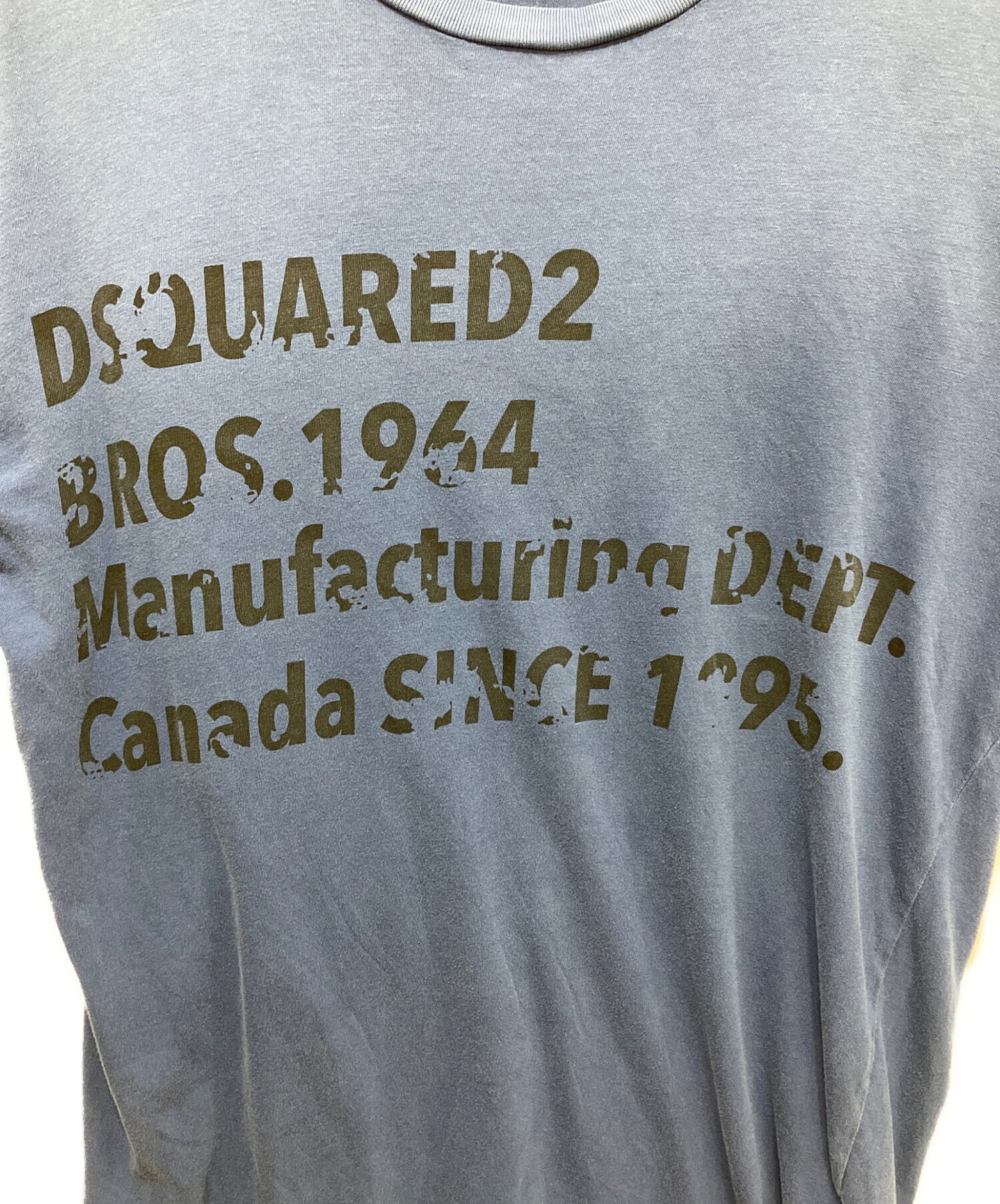 中古・古着通販】DSQUARED2 (ディースクエアード) Tシャツ ブルー