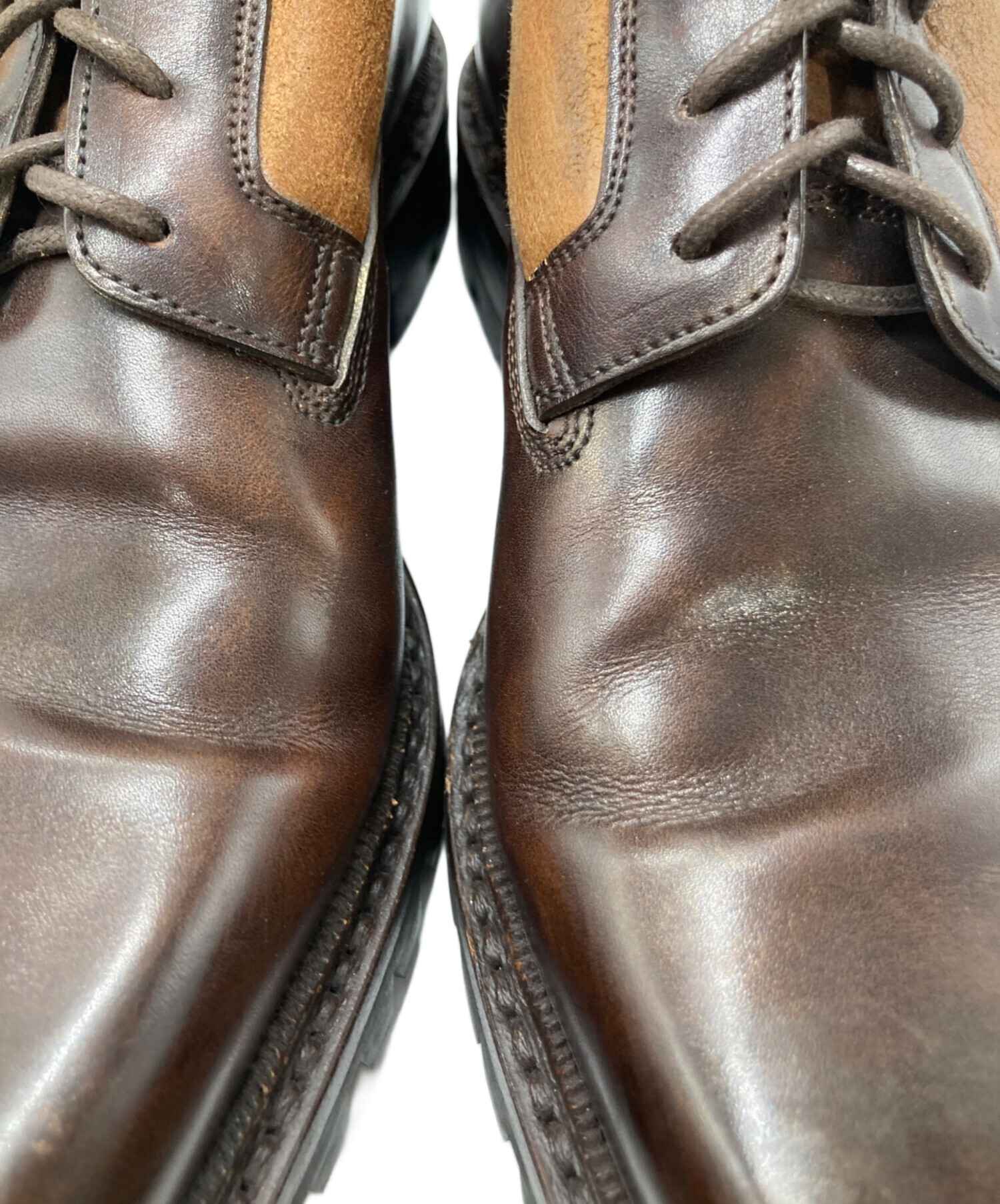 中古・古着通販】Santoni (サントーニ) ムートンブーツ ブラウン