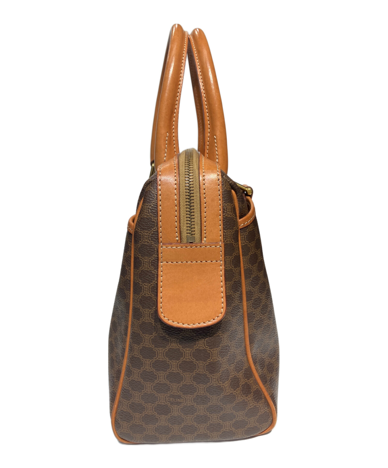 中古・古着通販】CELINE (セリーヌ) マカダム柄ミニボストンバッグ