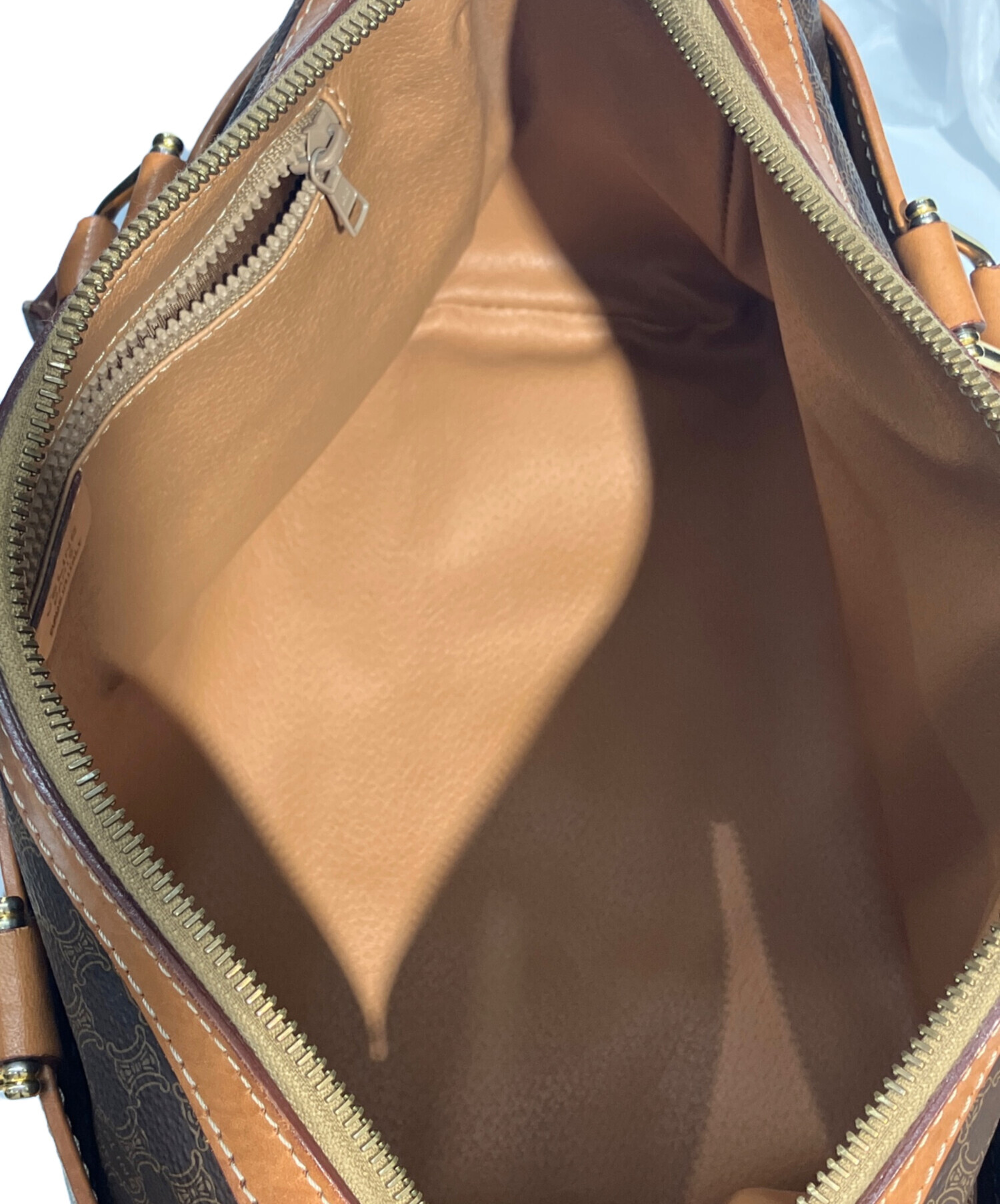 中古・古着通販】CELINE (セリーヌ) マカダム柄ミニボストンバッグ