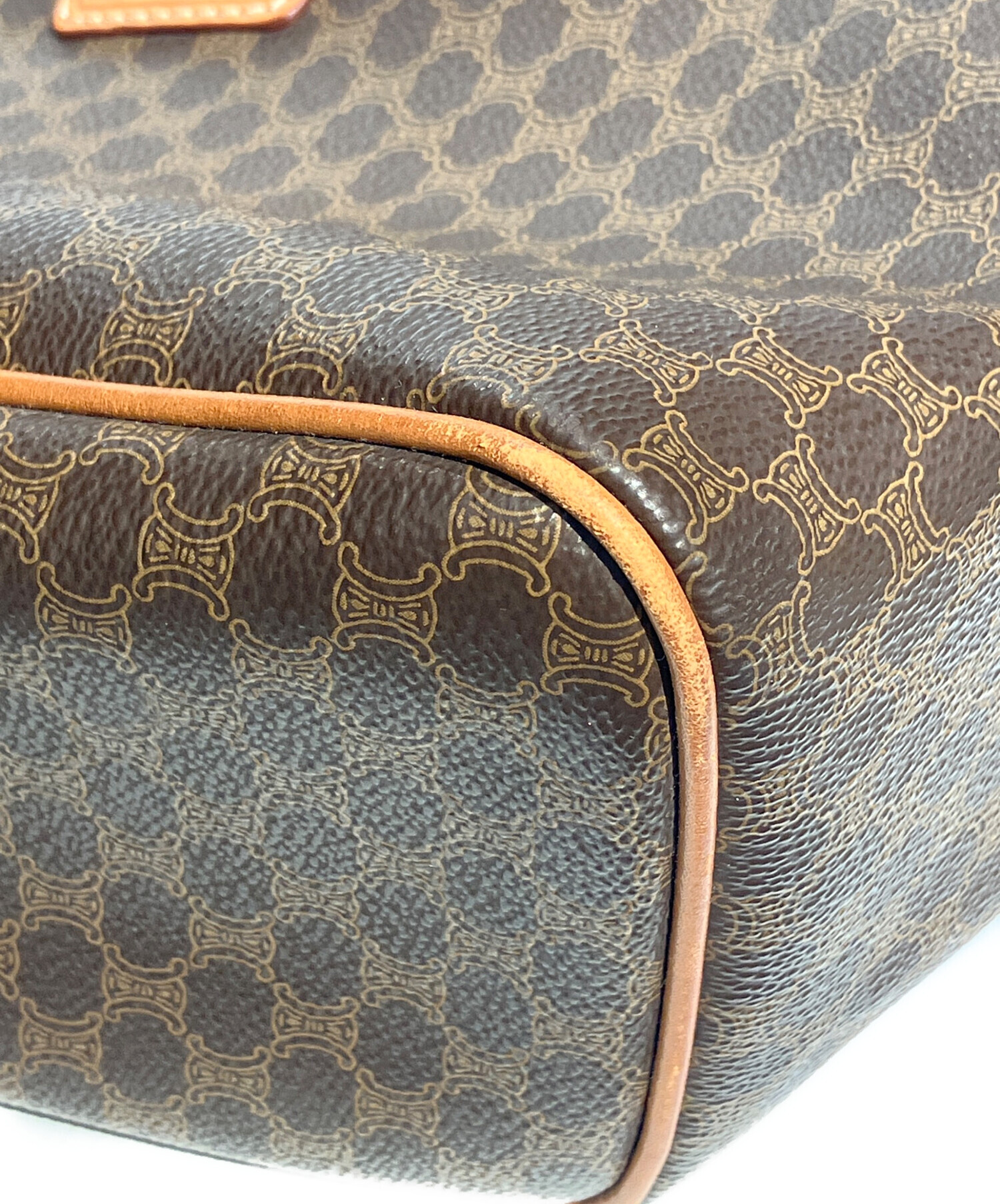 中古・古着通販】CELINE (セリーヌ) マカダム柄ミニボストンバッグ