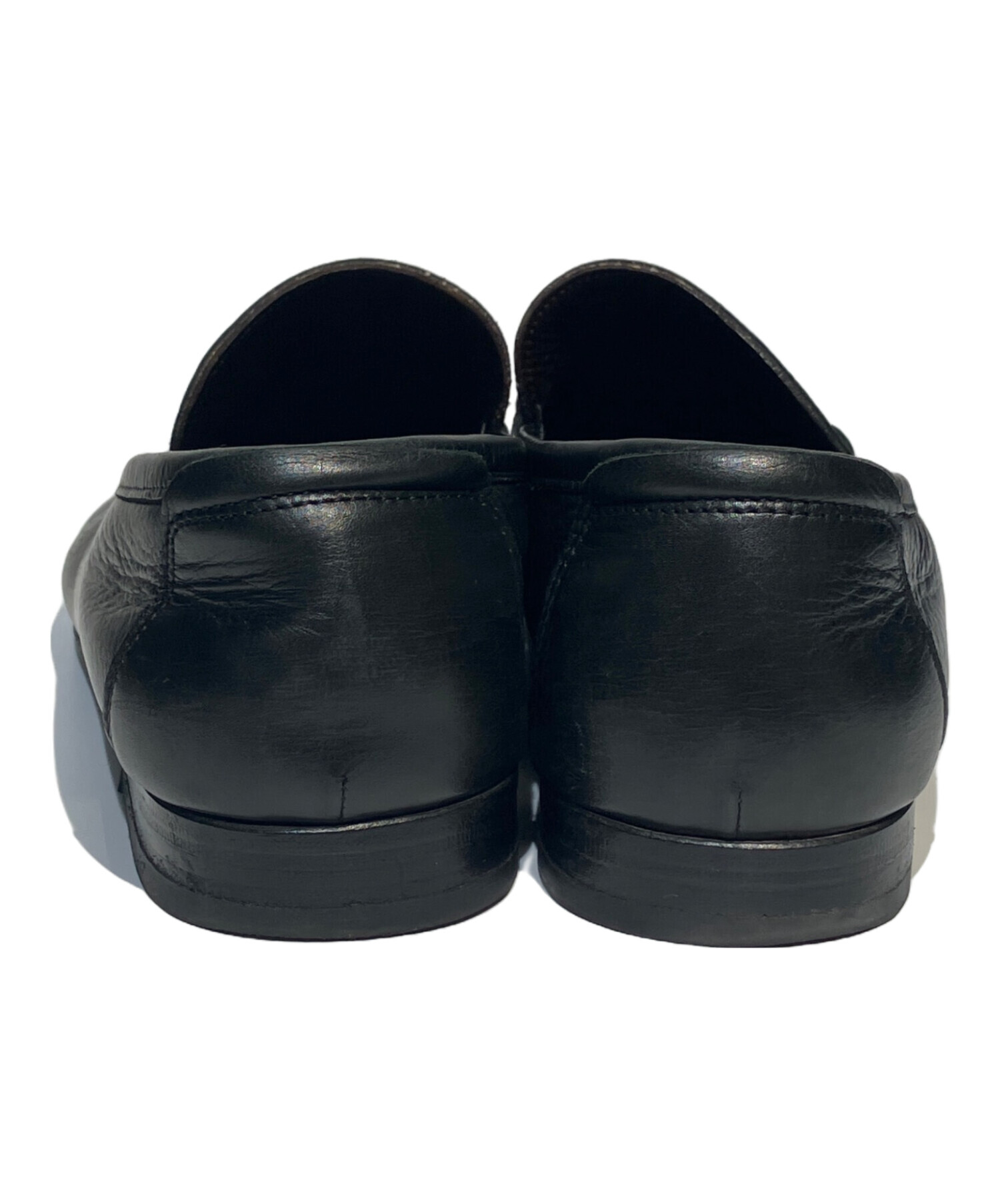 中古・古着通販】Ferragamo (フェラガモ) ローファー ブラック サイズ