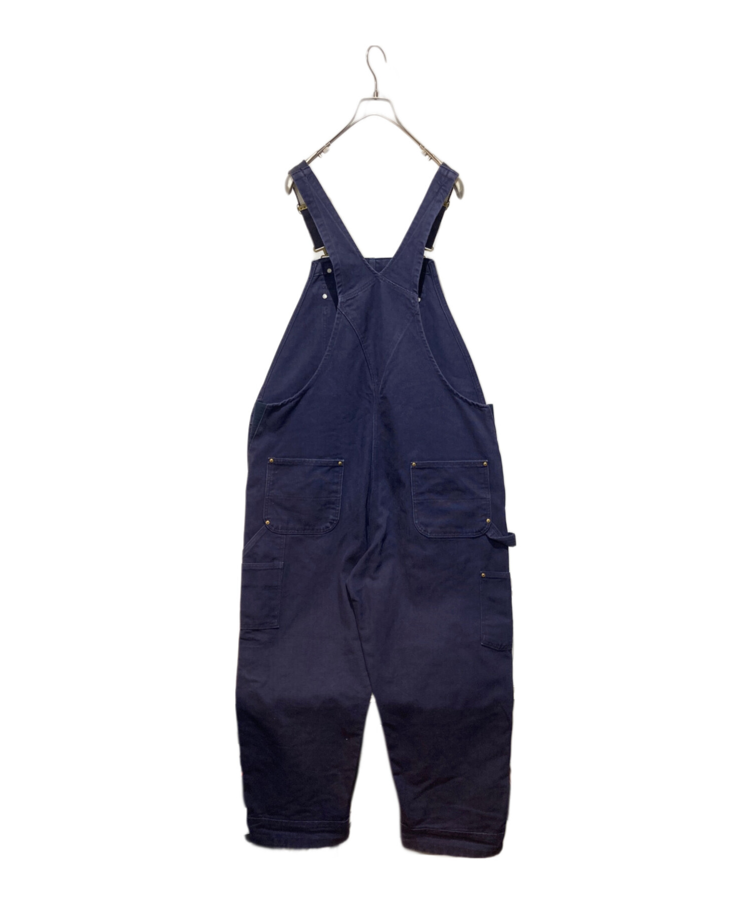 カーハート　オーバーオール　紺 中古・古着通販】CarHartt (カーハート) オーバーオール ネイビー