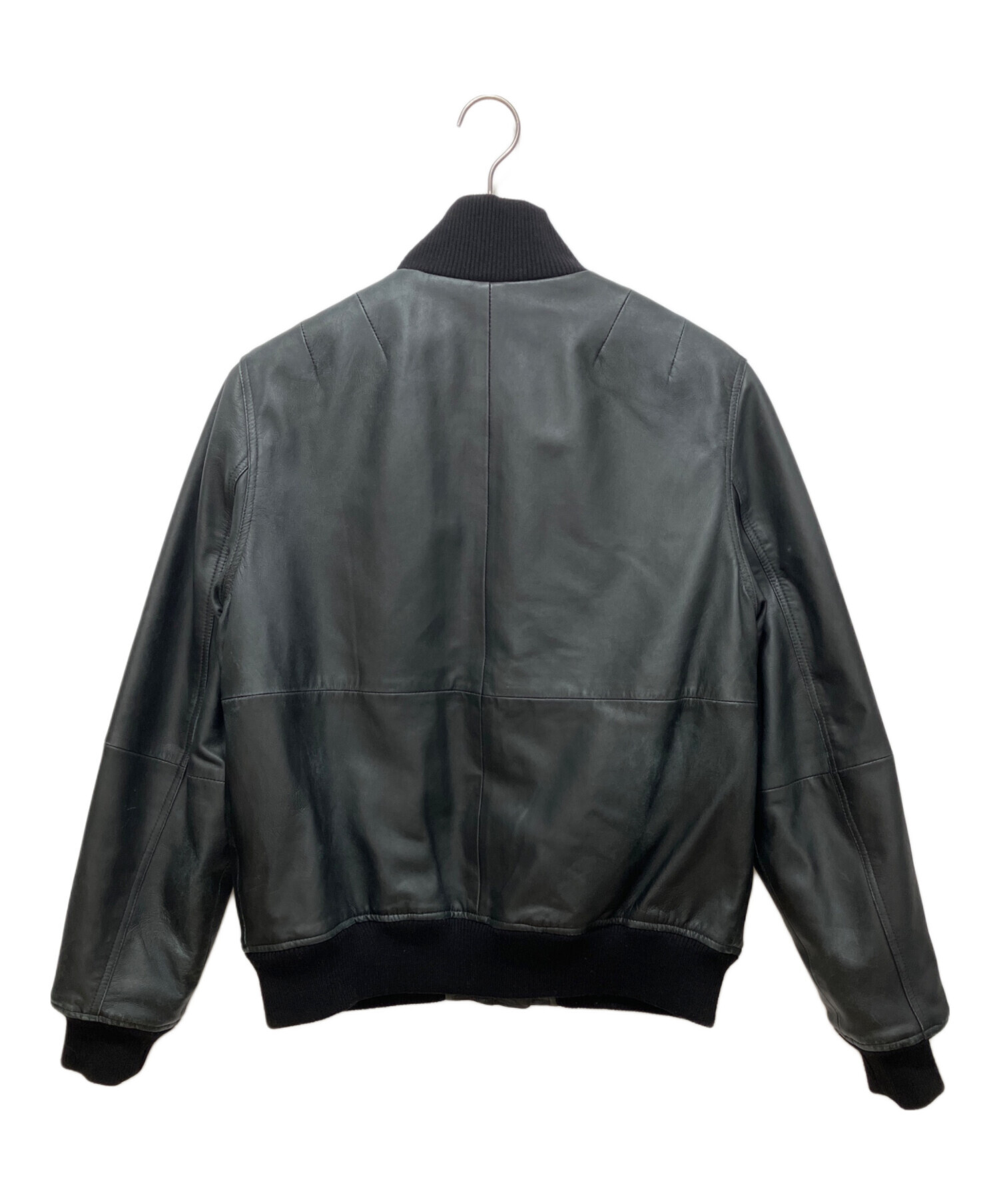 A.P.C.レザージャケット 中古・古着通販】A.P.C. (アーペーセー) レザーブルゾン ブラック