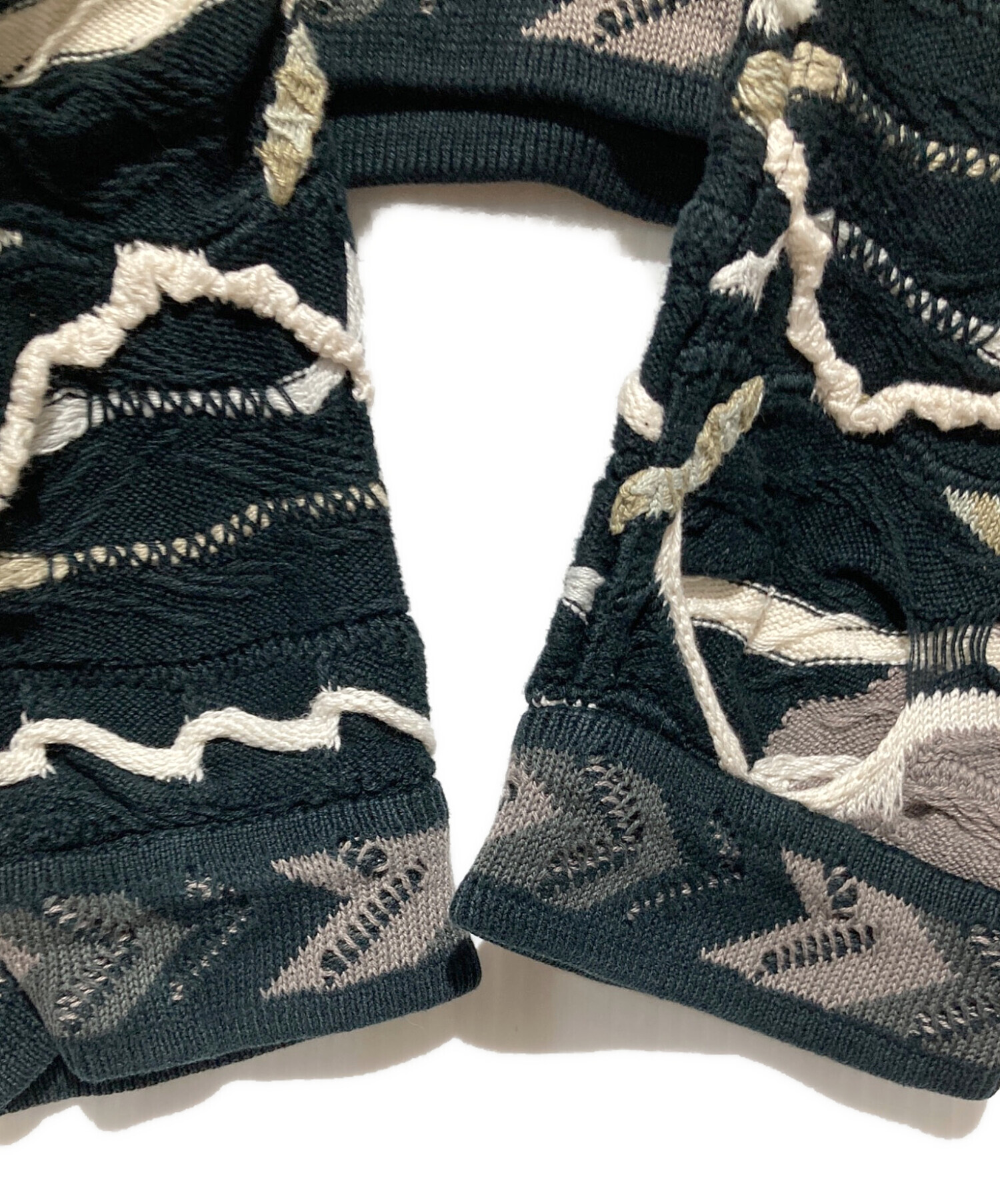 中古・古着通販】Coogi (クージー) 3Dニット ブラック サイズ:L