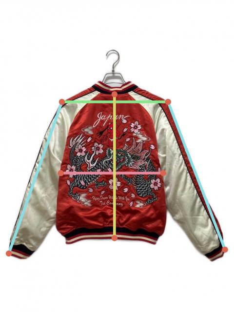 中古・古着通販】tedman (テッドマン) リバーシブルスカジャン レッド