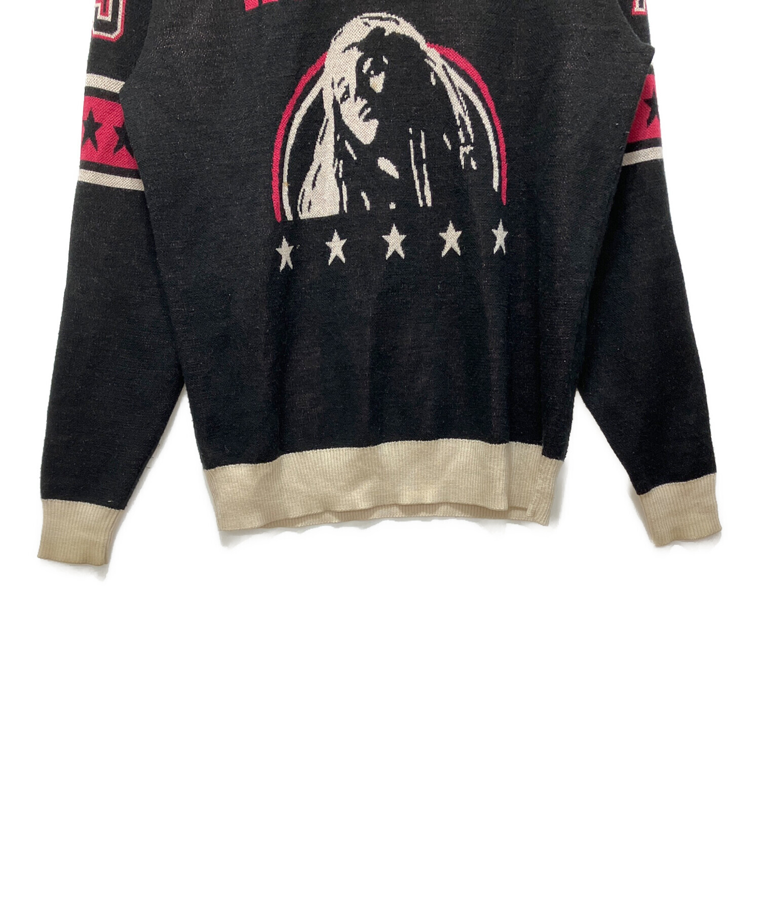 b*e様 HYSTERIC GLAMOUR ロゴニットセーター Lサイズ 中古・古着通販】Hysteric Glamour (ヒステリックグラマー) ロゴニット