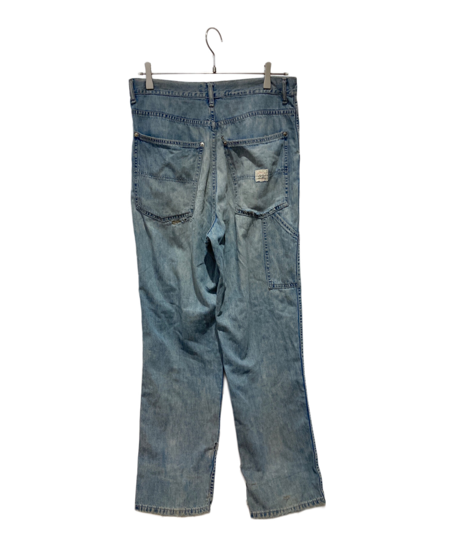 RRL ダブルアールエル ワイドデニムパンツ　バギー 中古・古着通販】RRL (ダブルアールエル) デニムパンツ インディゴ