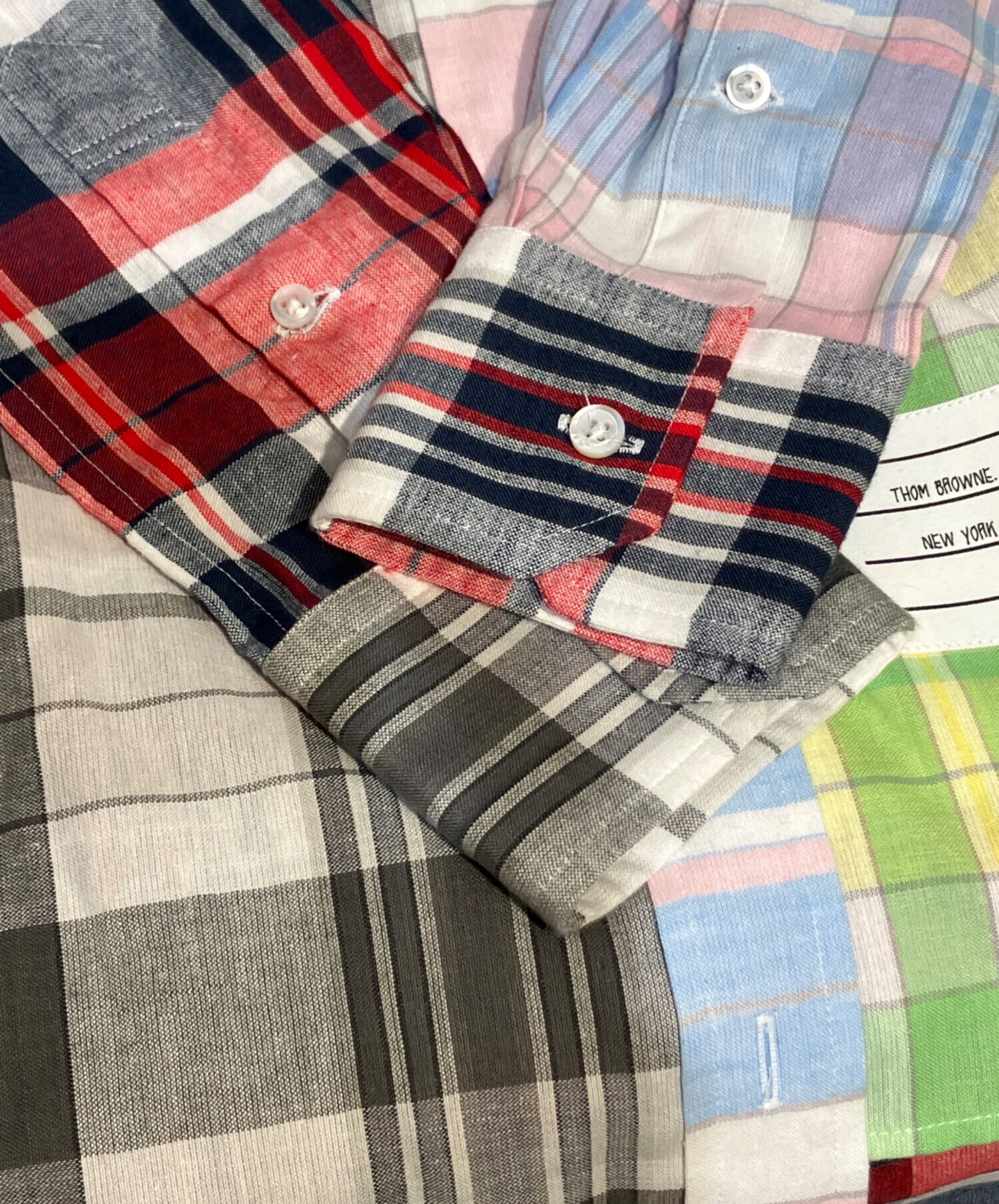 中古・古着通販】Thom Browne (トムブラウン) パッチワークシャツ
