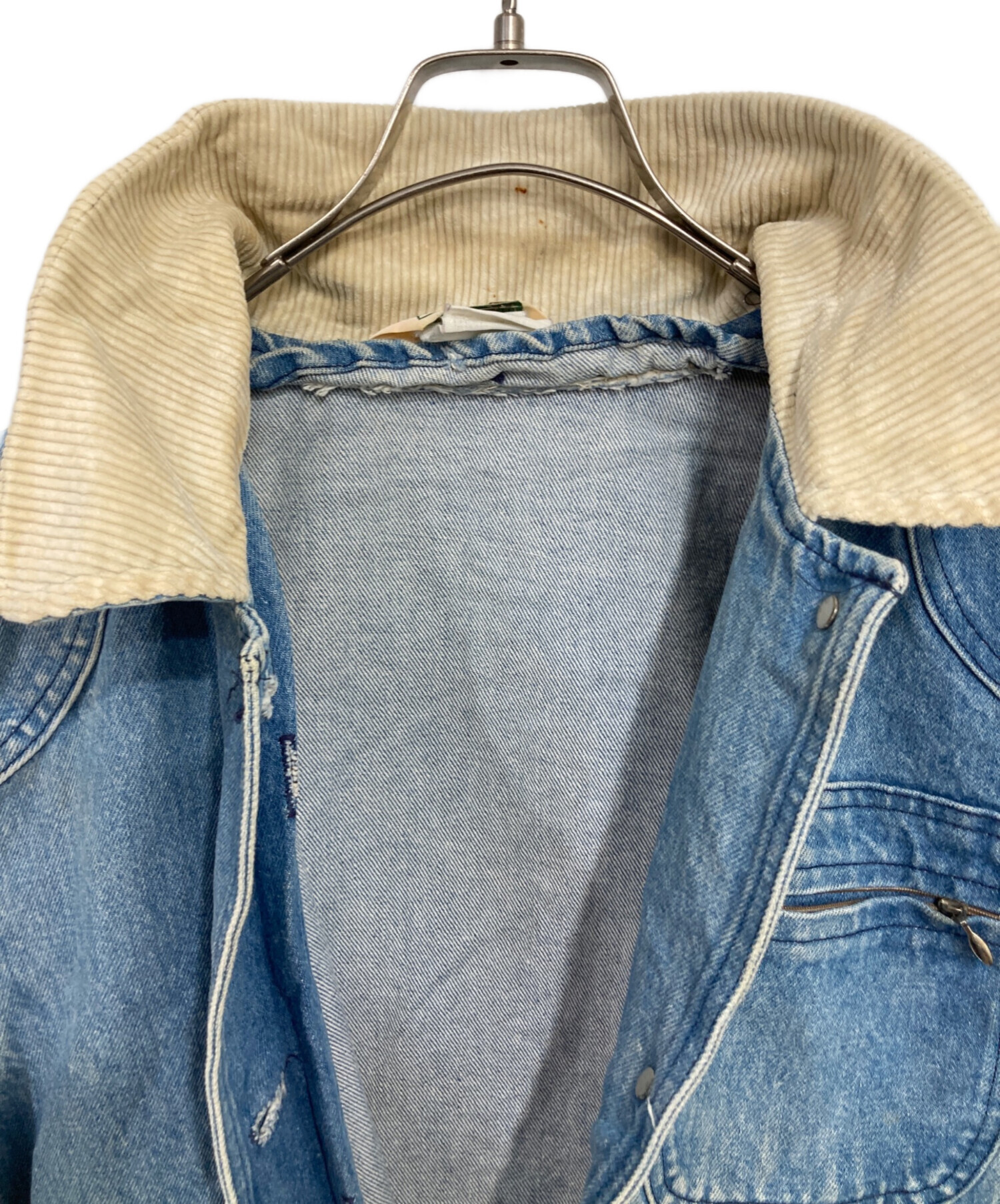 中古・古着通販】L.L.Bean (エルエルビーン) 襟コーデュロイ デニム