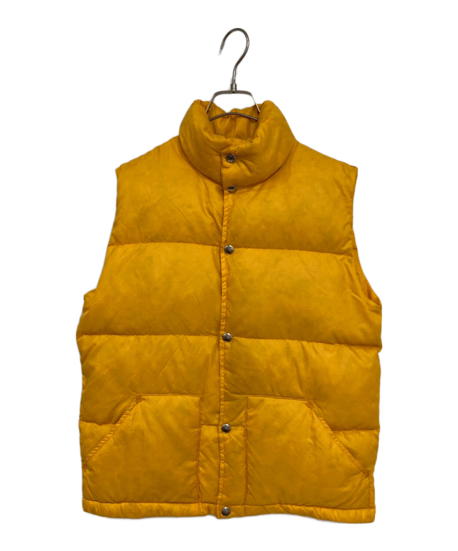 patagonia イエロー ダウンベスト 中古・古着通販】THE NORTH FACE (ザ ノース フェイス) 70'Sダウン