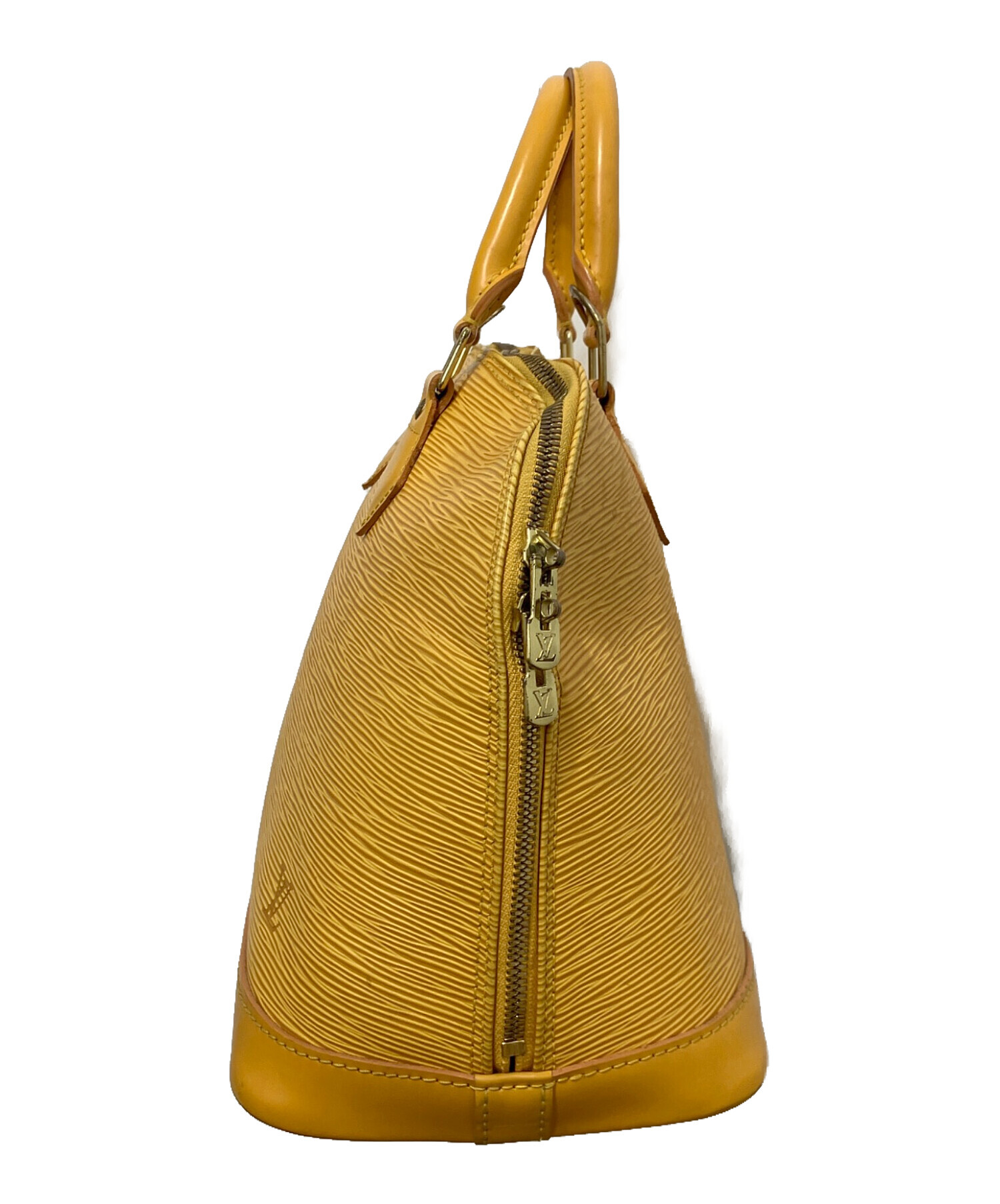 Louis Vuitton イエロー ハンドバッグ 中古・古着通販】LOUIS VUITTON (ルイ ヴィトン) ハンドバッグ