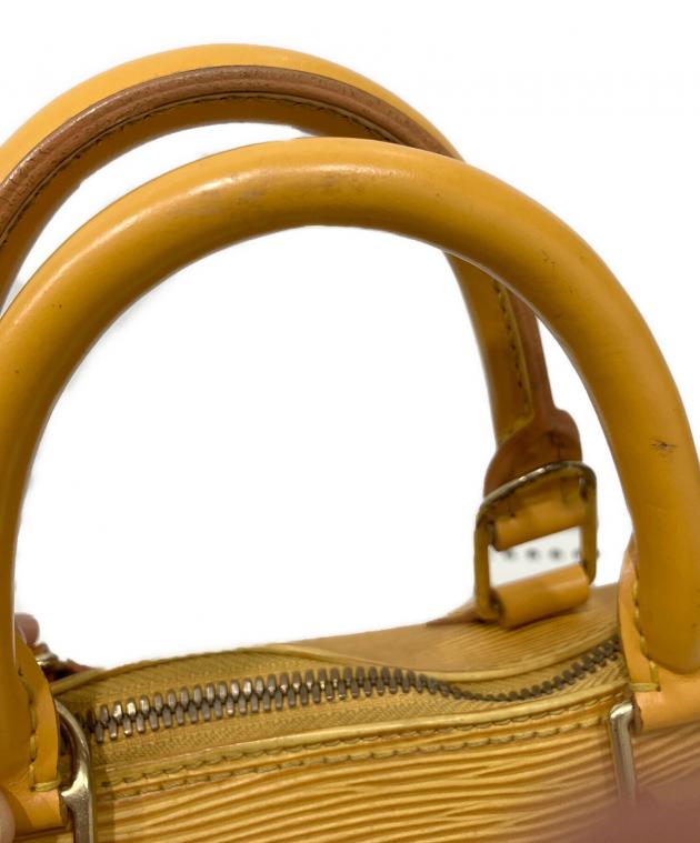 Louis Vuitton イエロー ハンドバッグ 中古・古着通販】LOUIS VUITTON (ルイ ヴィトン) ハンドバッグ