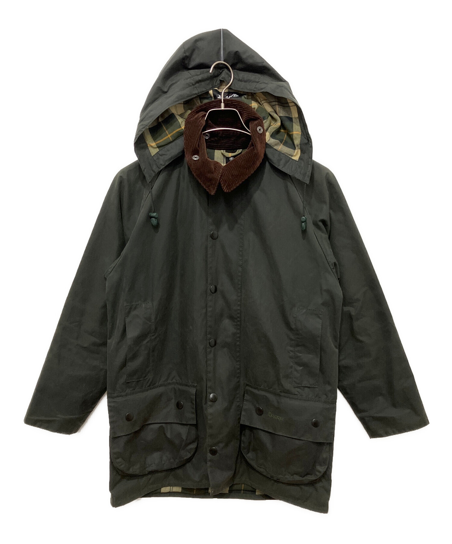 Barbour ミリタリージャケット 38サイズ オリーブ 中古・古着通販】Barbour (バブアー) Beaufort Wax Jacket オリーブ