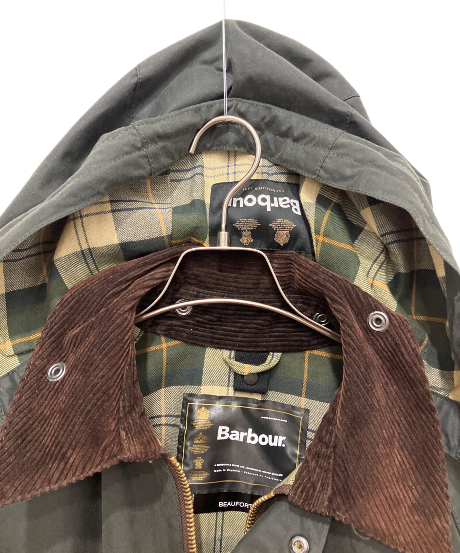 中古・古着通販】Barbour (バブアー) Beaufort Wax Jacket オリーブ