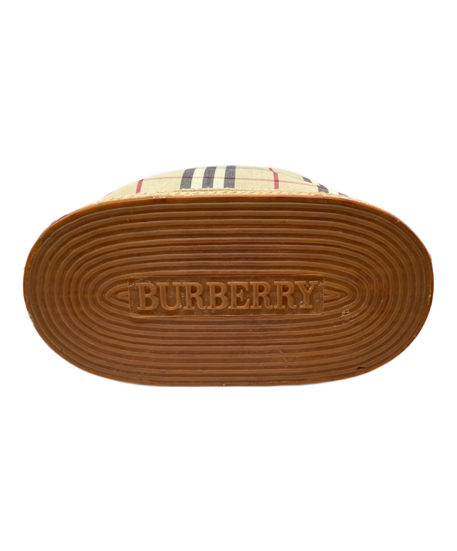 中古・古着通販】BURBERRY (バーバリー) ノバチェックバケツ型トート