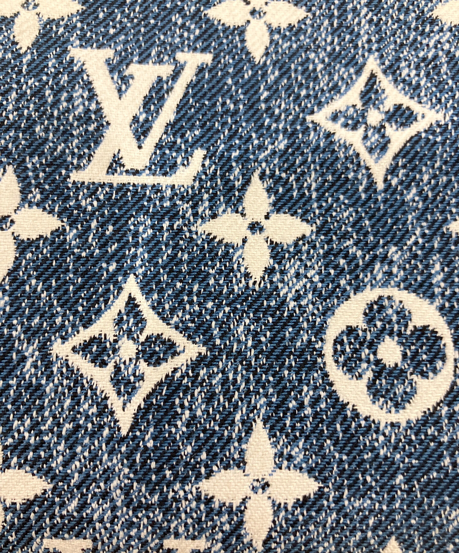 美品　ルイヴィトン　モノグラム　ジャガード　デニムパンツ　濃紺　Mサイズ 中古・古着通販】LOUIS VUITTON (ルイ ヴィトン) モノグラム