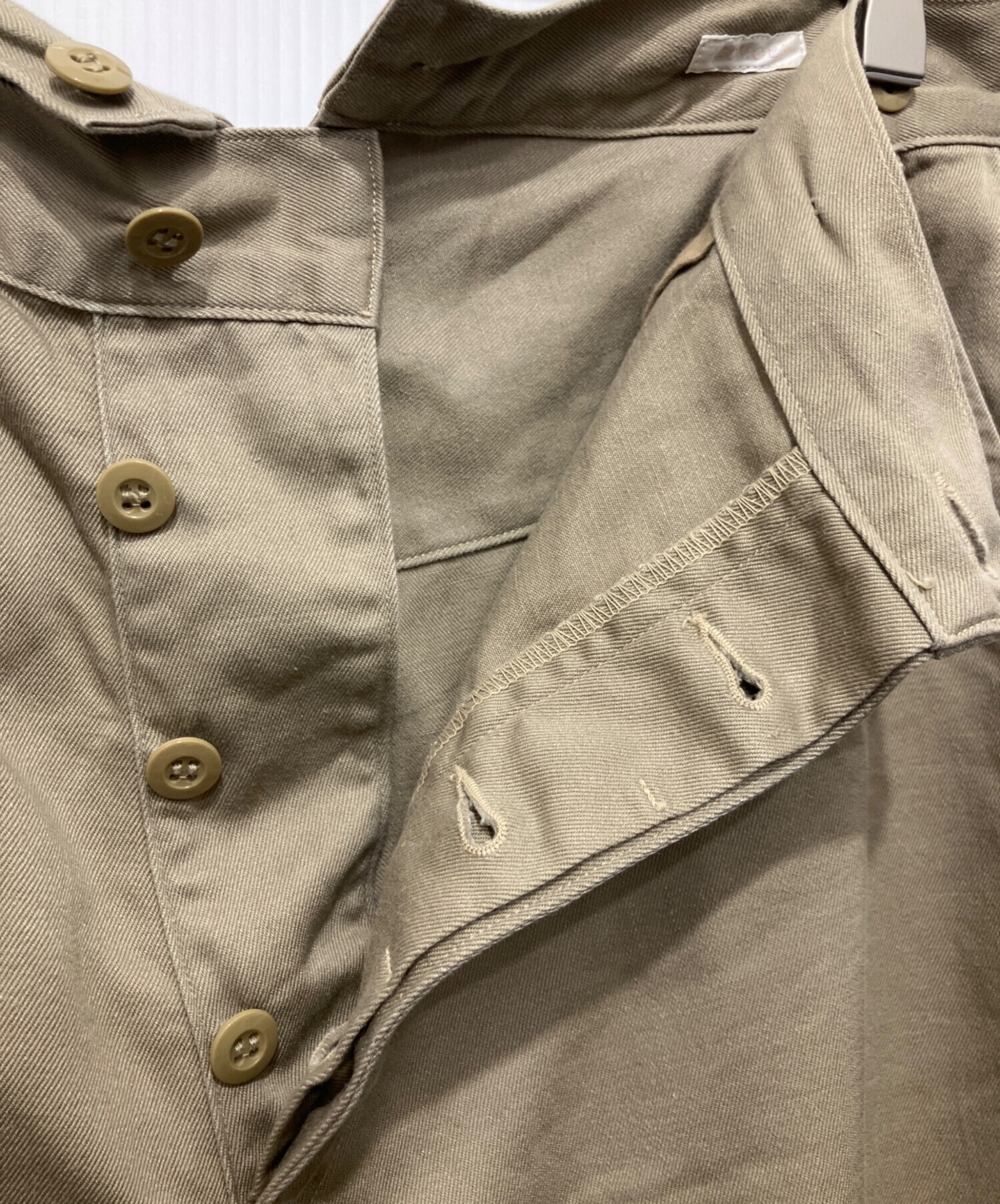 中古・古着通販】COMOLI (コモリ) コットンチノ オーバーパンツ