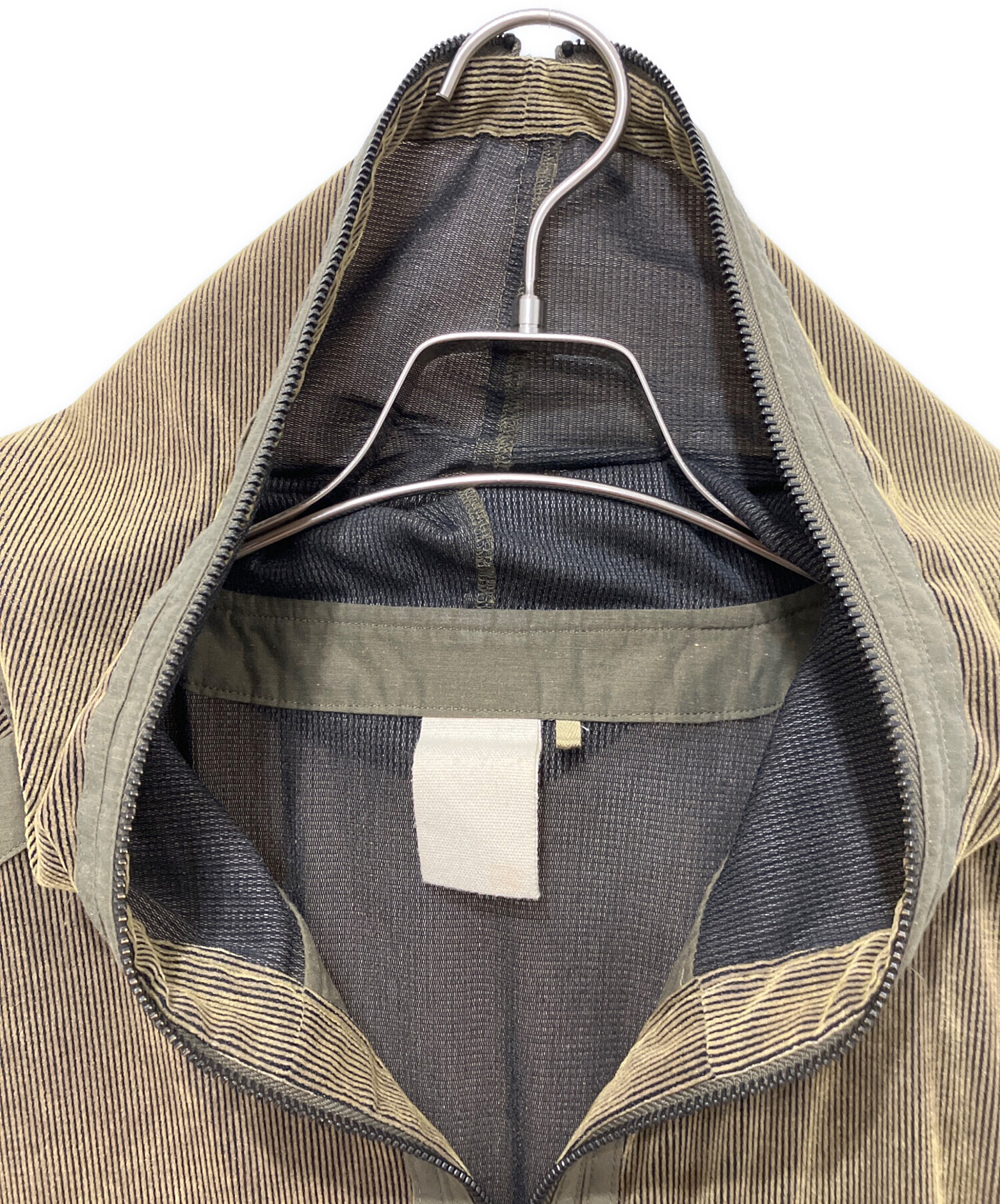 中古・古着通販】JIAN YE (ジェン イェ) MESH HOOD 弍 オリーブ サイズ