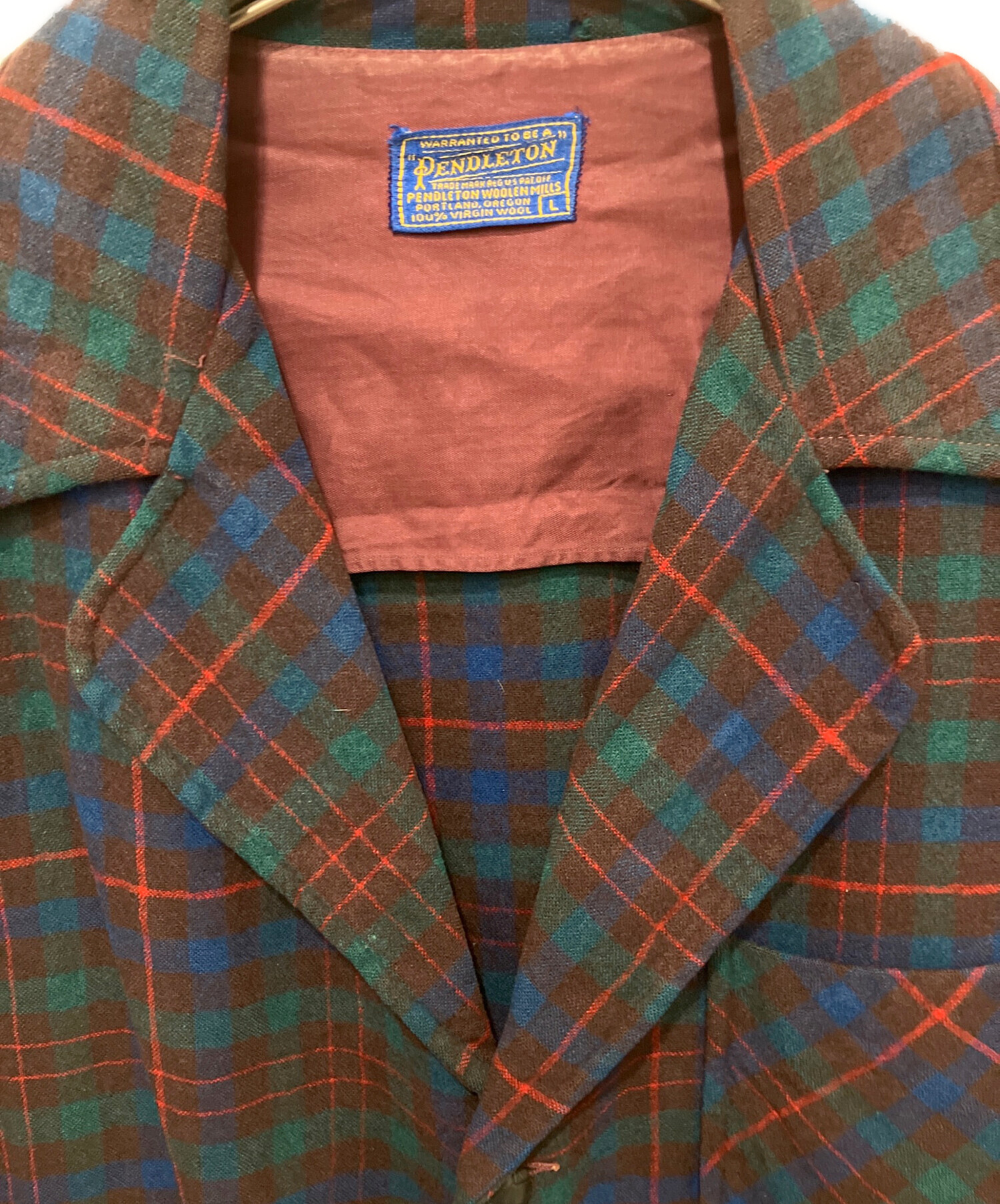 中古・古着通販】PENDLETON (ペンドルトン) 50s チェックテーラード