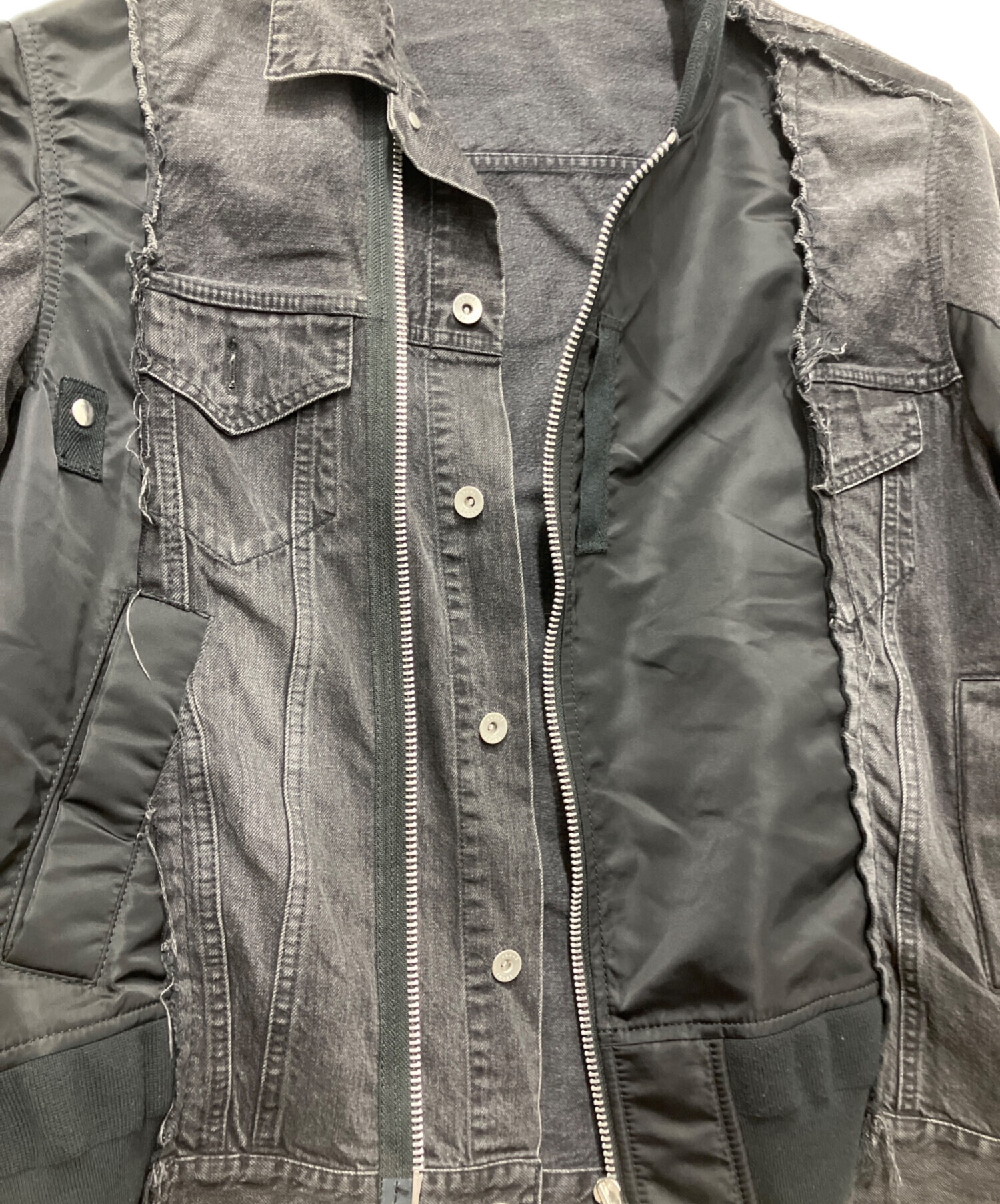 中古・古着通販】sacai (サカイ) 19SS Re-Make MA-1 Doccing Denim 
