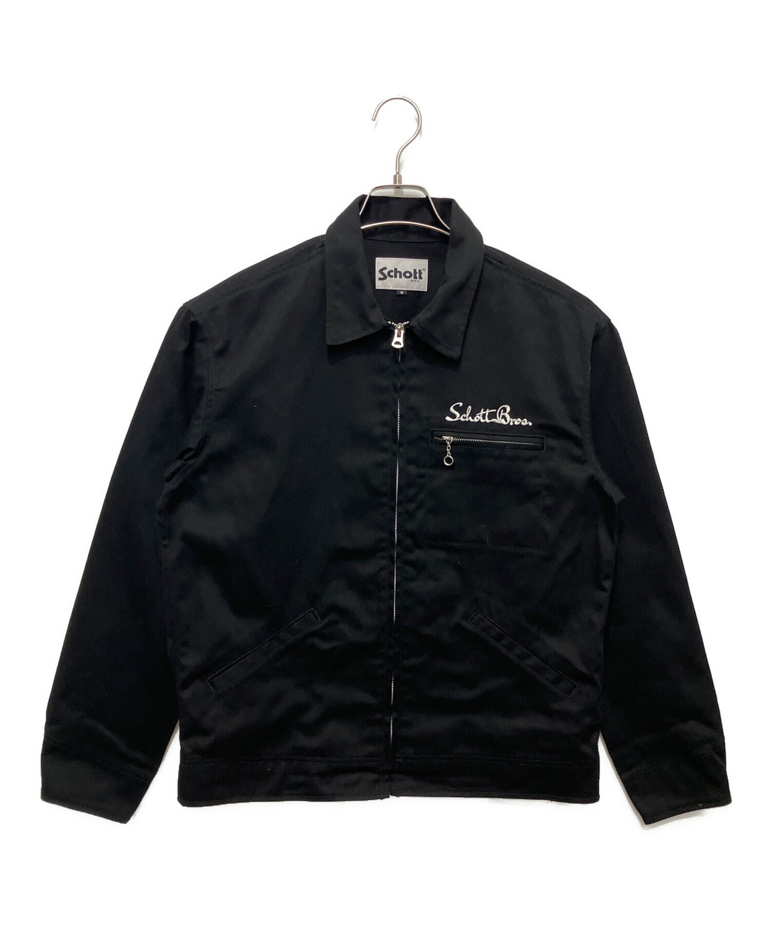 中古・古着通販】Schott (ショット) TC WORK JACKET ブラック サイズ:M