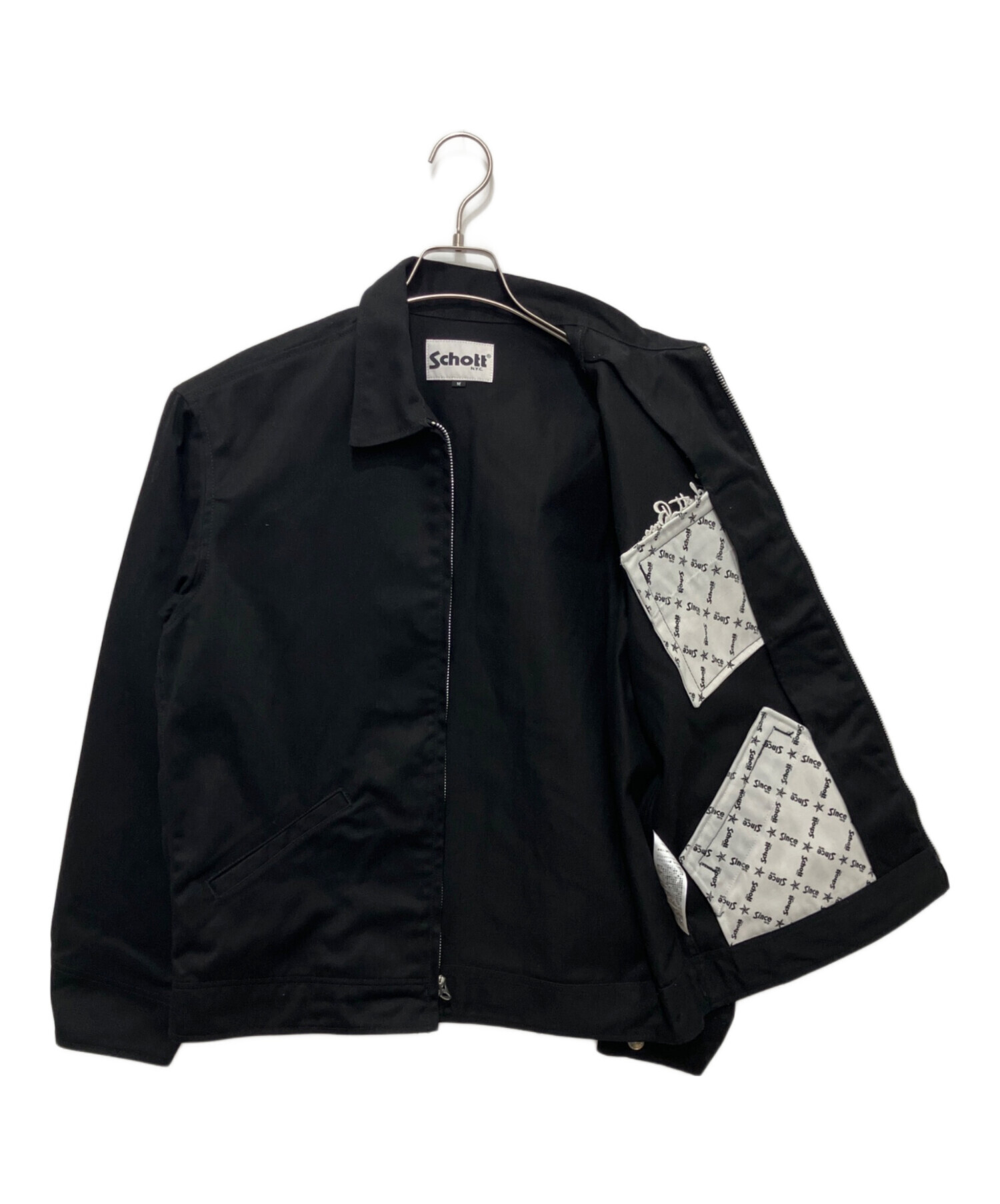 中古・古着通販】Schott (ショット) TC WORK JACKET ブラック サイズ:M