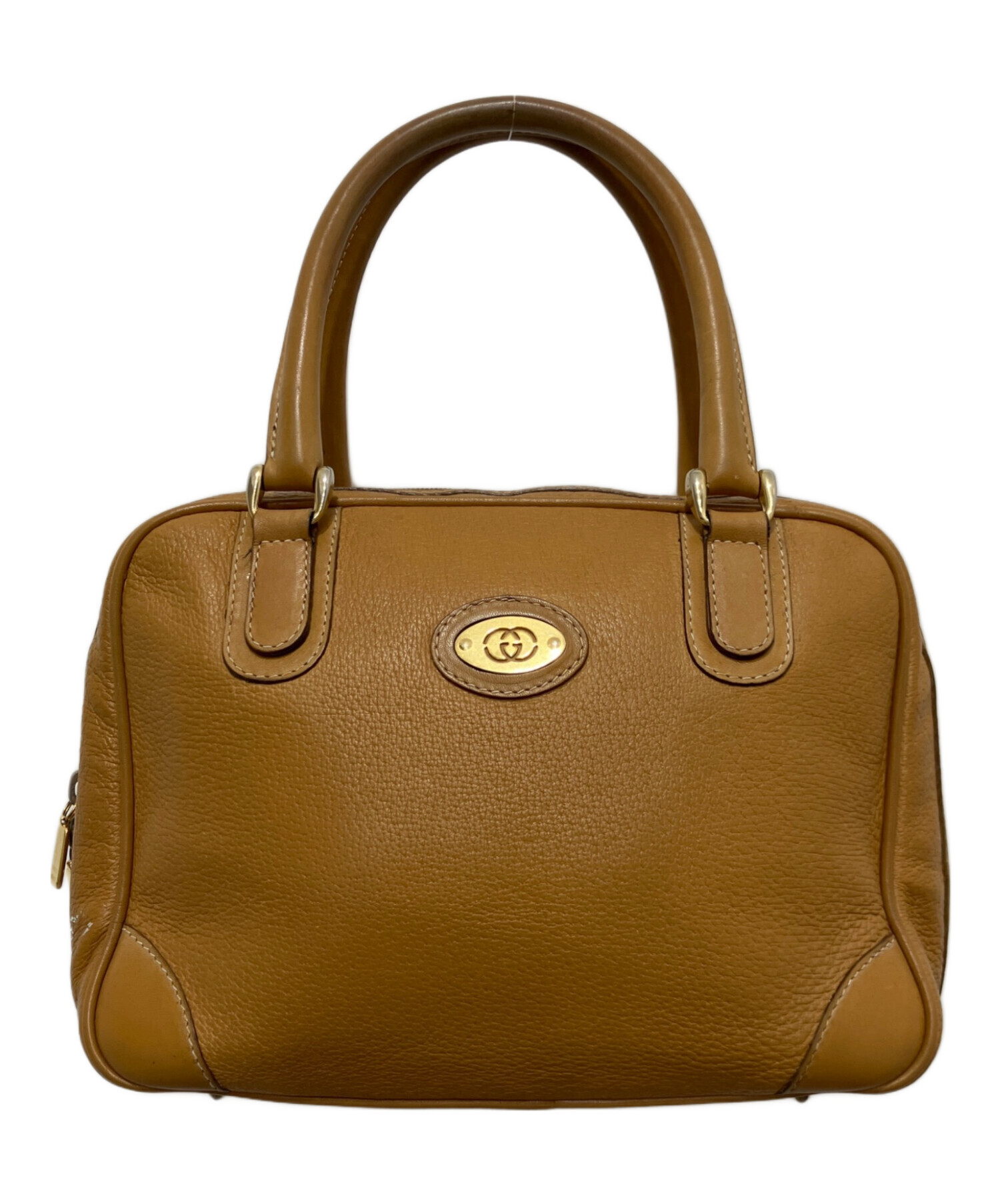 中古・古着通販】GUCCI (グッチ) ハンドバッグ ブラウン｜ブランド 