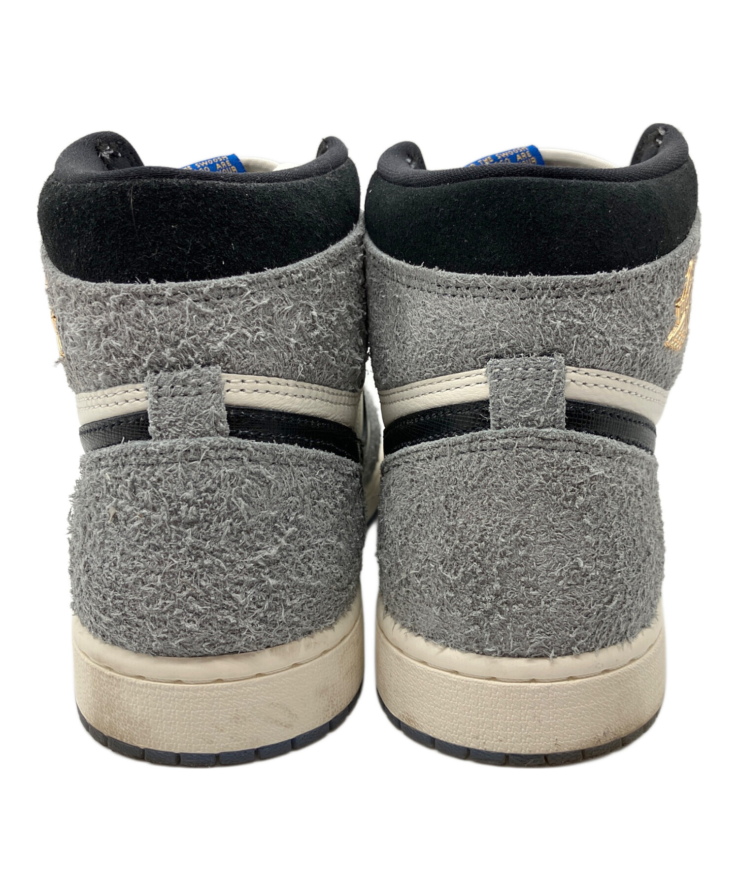中古・古着通販】NIKE (ナイキ) ハイカットスニーカー グレー×ホワイト