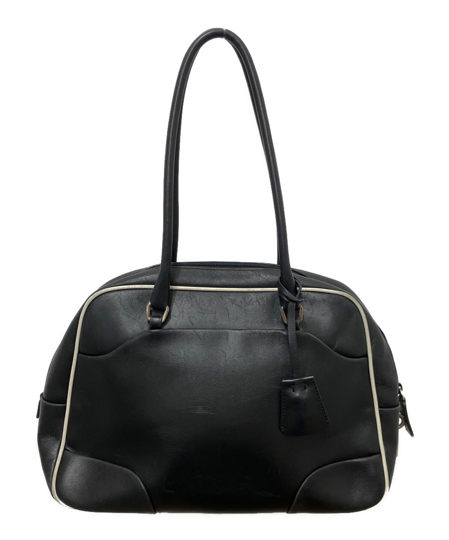 SALE PRADA ボーリングバッグ 中古・古着通販】PRADA (プラダ) ボーリングバッグ ブラック｜ブランド