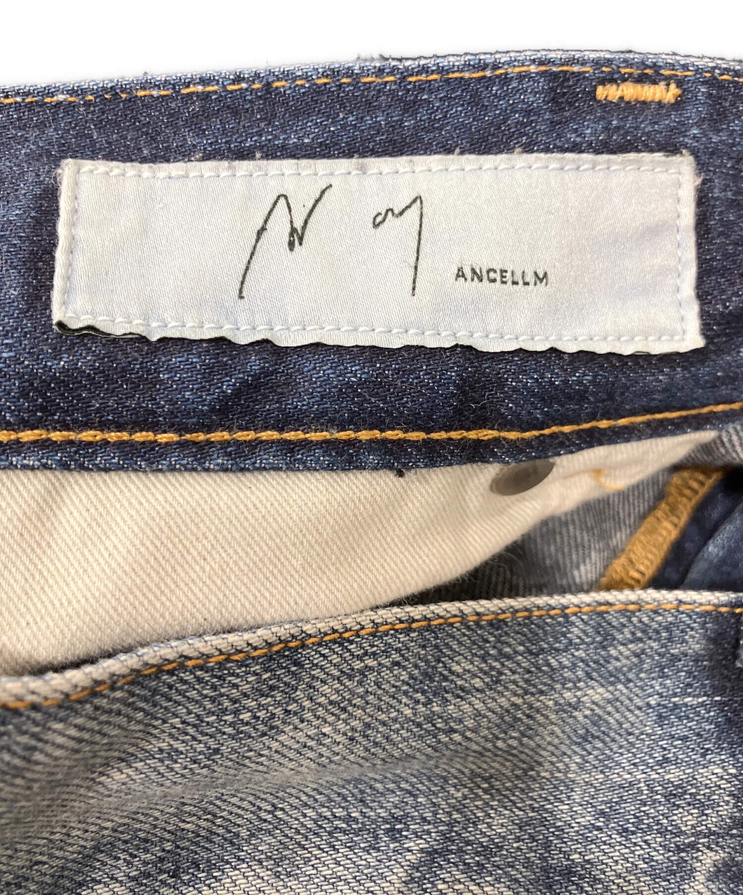 中古・古着通販】ANCELLM (アンセルム) #02 AGING01 デニムパンツ